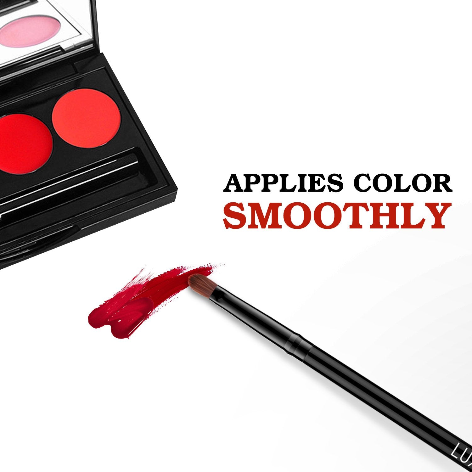 Luxspire Lip Brush Concealer Brushes 2 Pieces, Lipstick Gloss Brushes Applicators Eyeshadow Lip Liner Makeup Brush Cosmetics Mak
