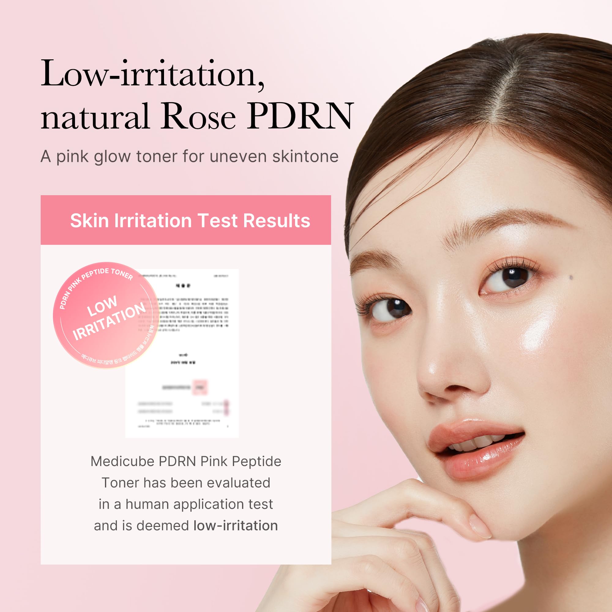 Medicube Pdrn Pink Peptide Toner I Pink Glow Toner For Skin Boosting, Soothing And Calming, Uneven Skin Tone, Rose Pdrn & Peptid