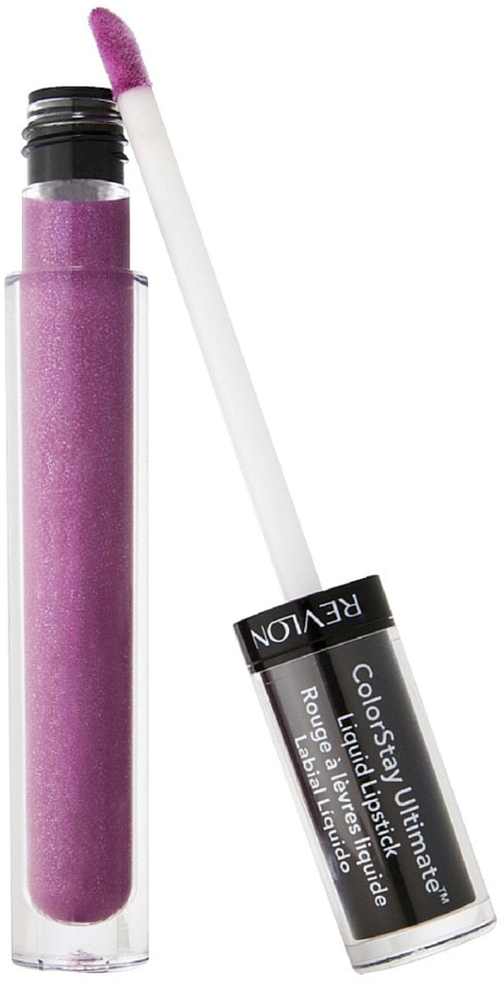 Revlon Colorstay Ultimate Liquid Lipstick, Satin-Finish Longwear Full Coverage Lip Color, Vigorous Violet (008), 0.07 Oz