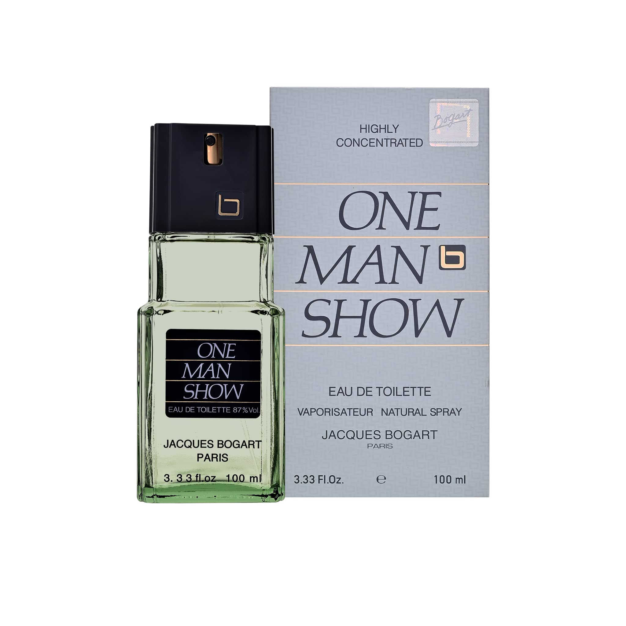 Jacques Bogart One Man Show Eau De Toilette Spray For Men, 3.3 Ounce