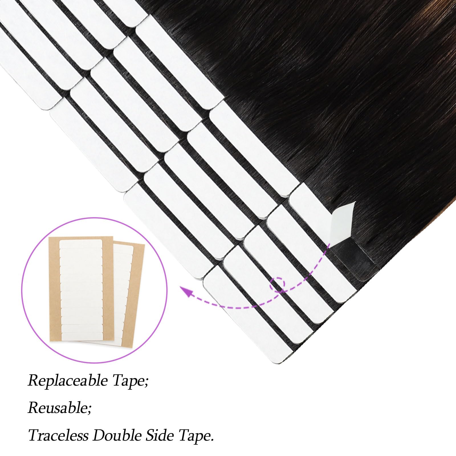 Abh Amazingbeauty Hair 20 Inch Hair Extensions Real Human Hair Tape In Rooted Darkest Brown Highlighted Chestnut Brown Tape In H