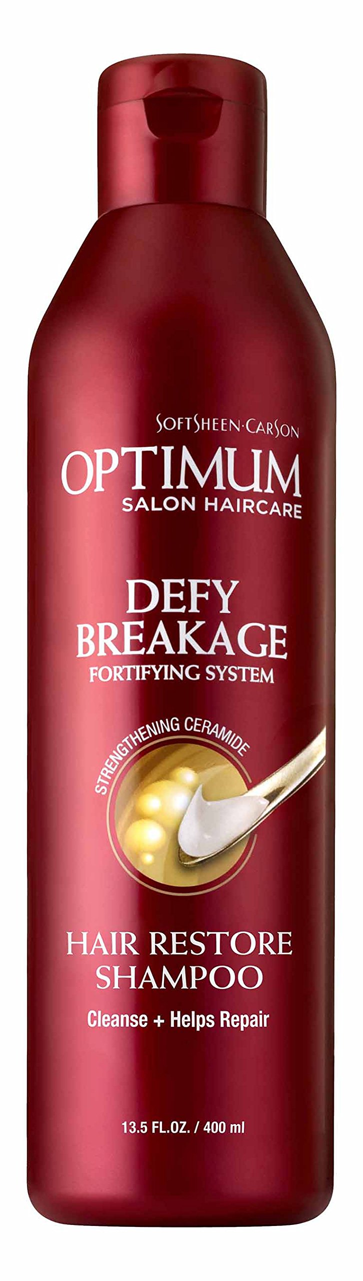 SoftSheen-Carson Optimum Salon Haircare Defy Breakage Fortifying System Hair Restore Shampoo, 13.5 fl oz