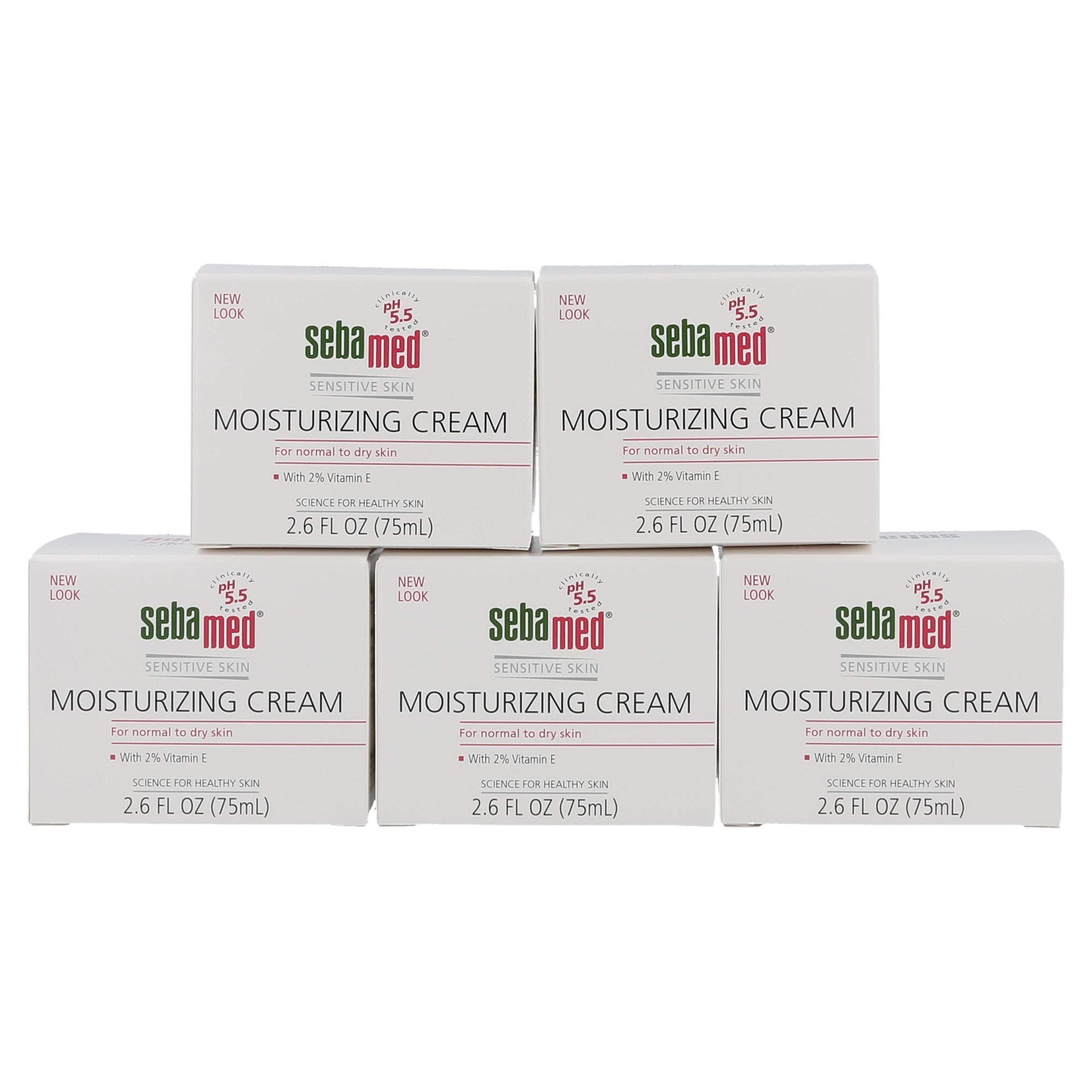 Sebamed Moisturizing Face Cream For Sensitive Skin Antioxidant Ph 5.5 Vitamin E Hypoallergenic 2.6 Fluid Ounces (75Ml) Ultra Hyd