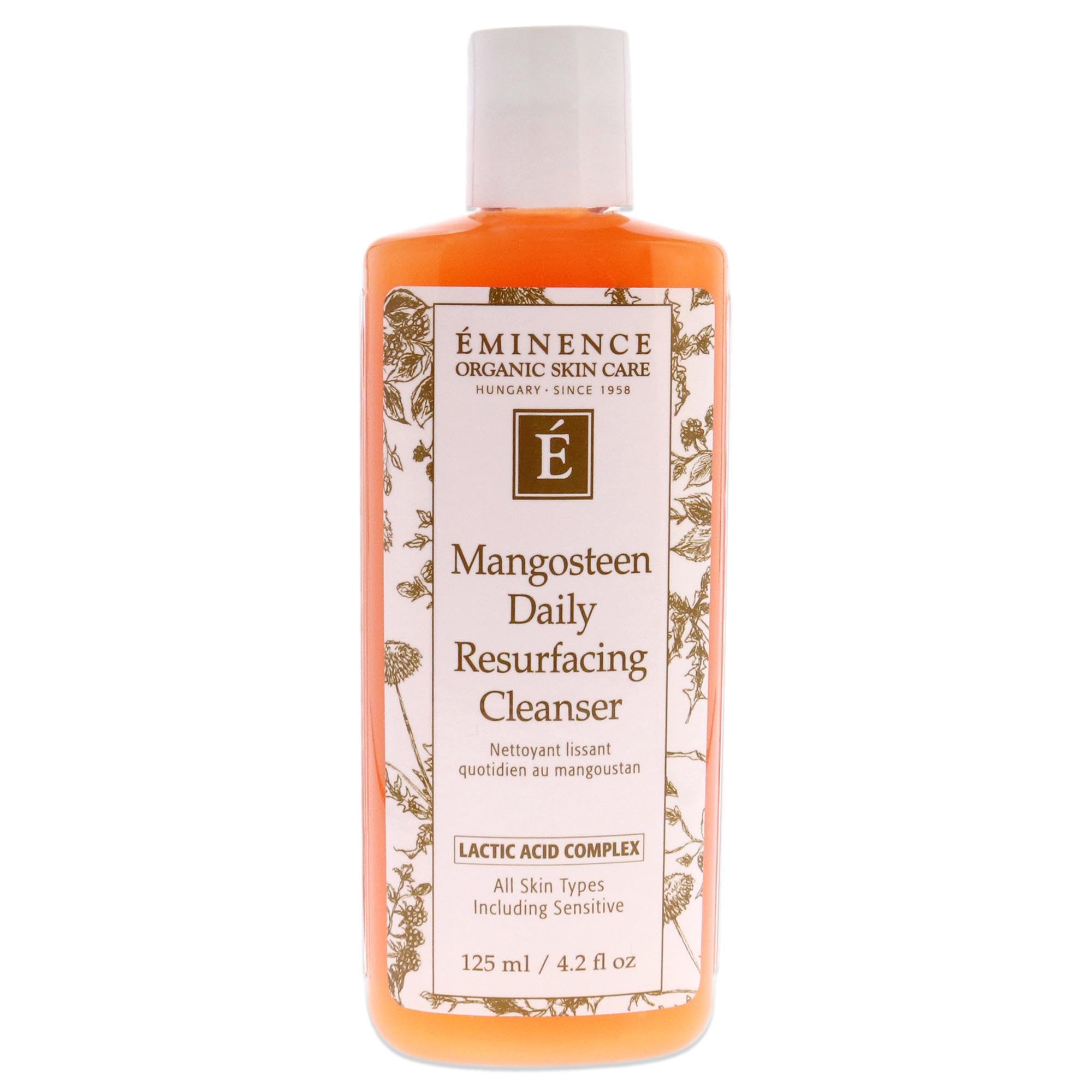   MINENCE Eminence Organic Skincare Mangosteen Daily Resurfacing Cleanser, 4.2 Ounce