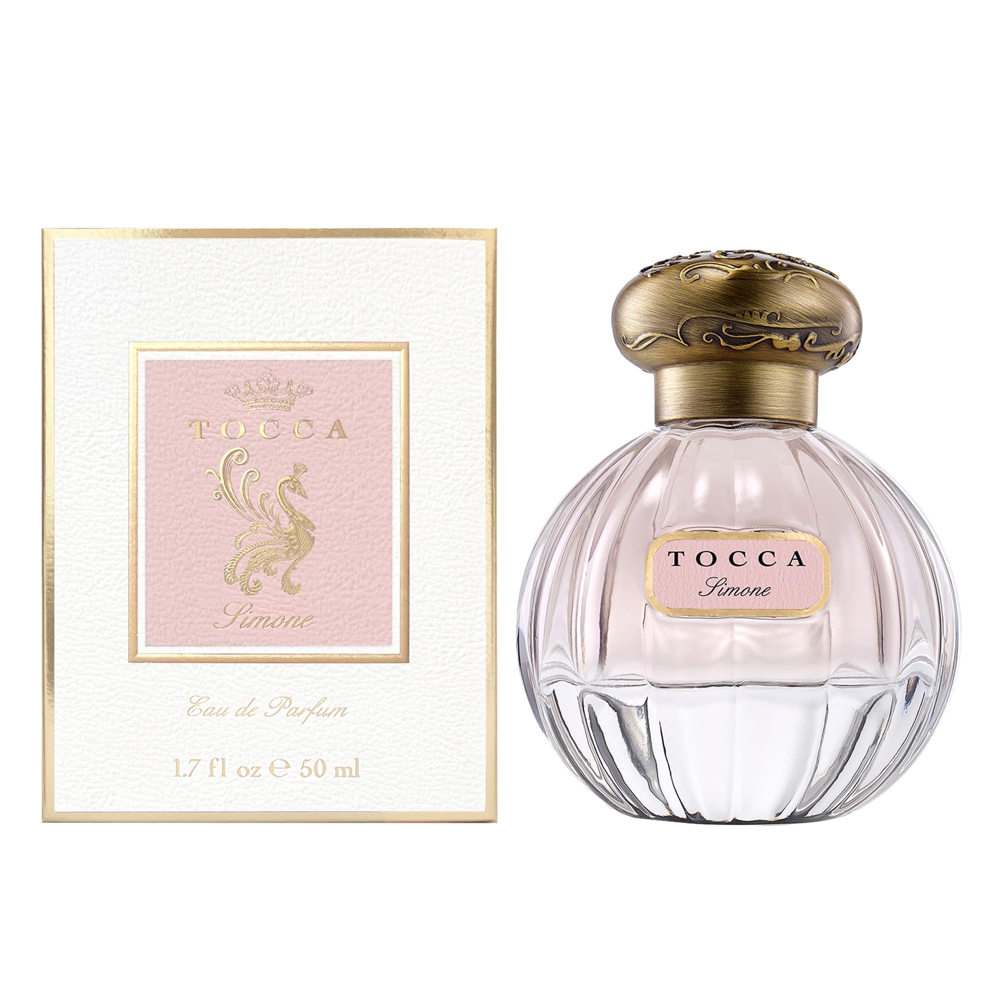 Tocca Eau De Parfum, Simone: Fresh Floral, Ylang Ylang, Watermelon, Frangipani, Hand-Finished Bottle, 1.7 Oz. | 50 Ml