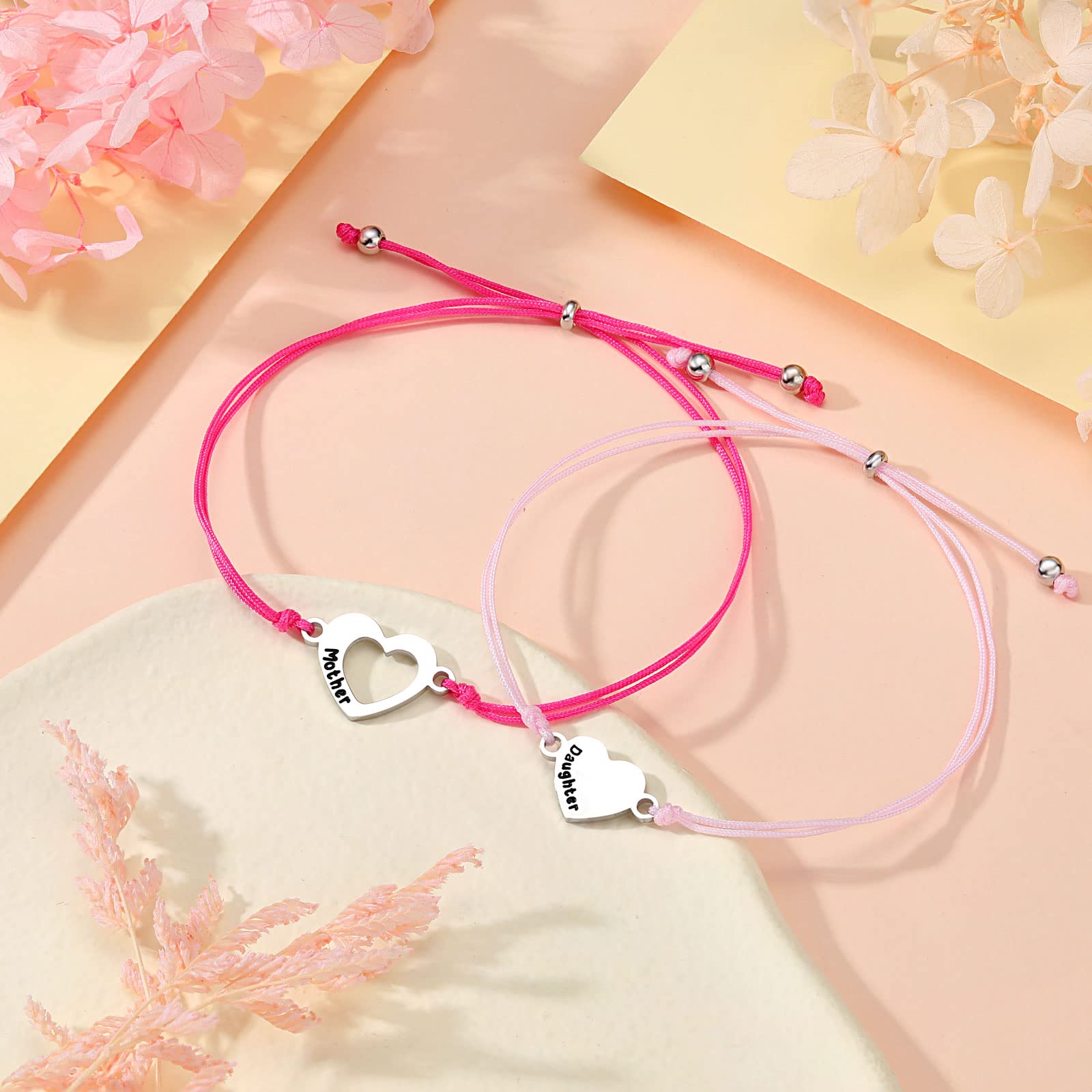 UNGENT THEM Back to School Stuff First Day of Kindergarten Bracelet Mommy and Me First Day of School Bracelets Mom and Daughter