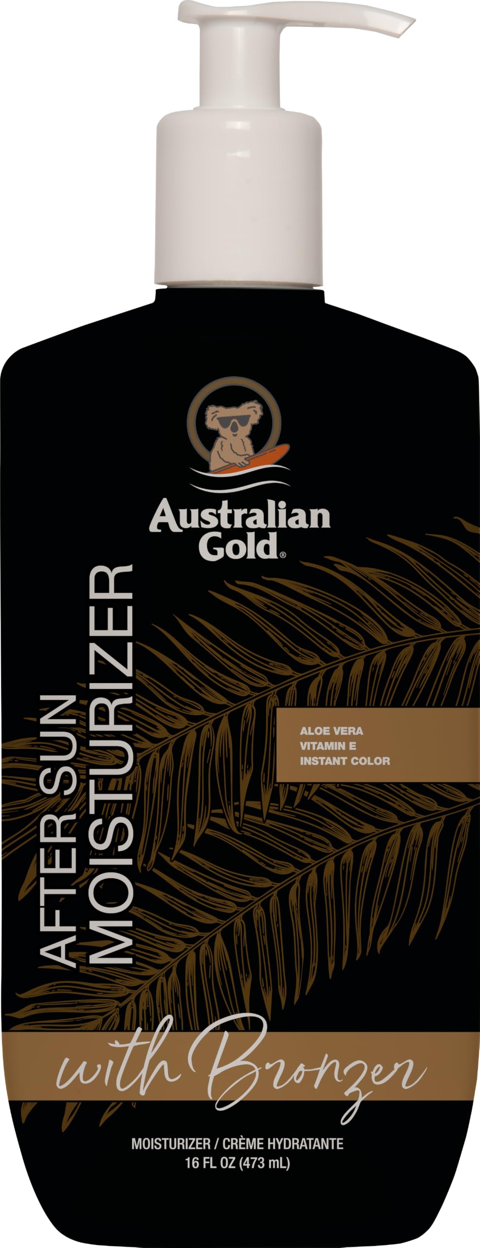 Australian Gold After Sun Body Lotion with Bronzer | Tan Extender, 16 Fl
