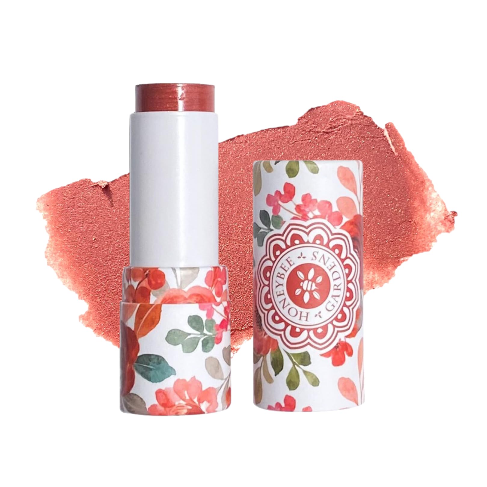 Honeybee Gardens Color Within Reach MultiStick, Virtue, Bronze Guava Golden Shimmer, Multipurpose Makeup, Natural Glow, Easy App