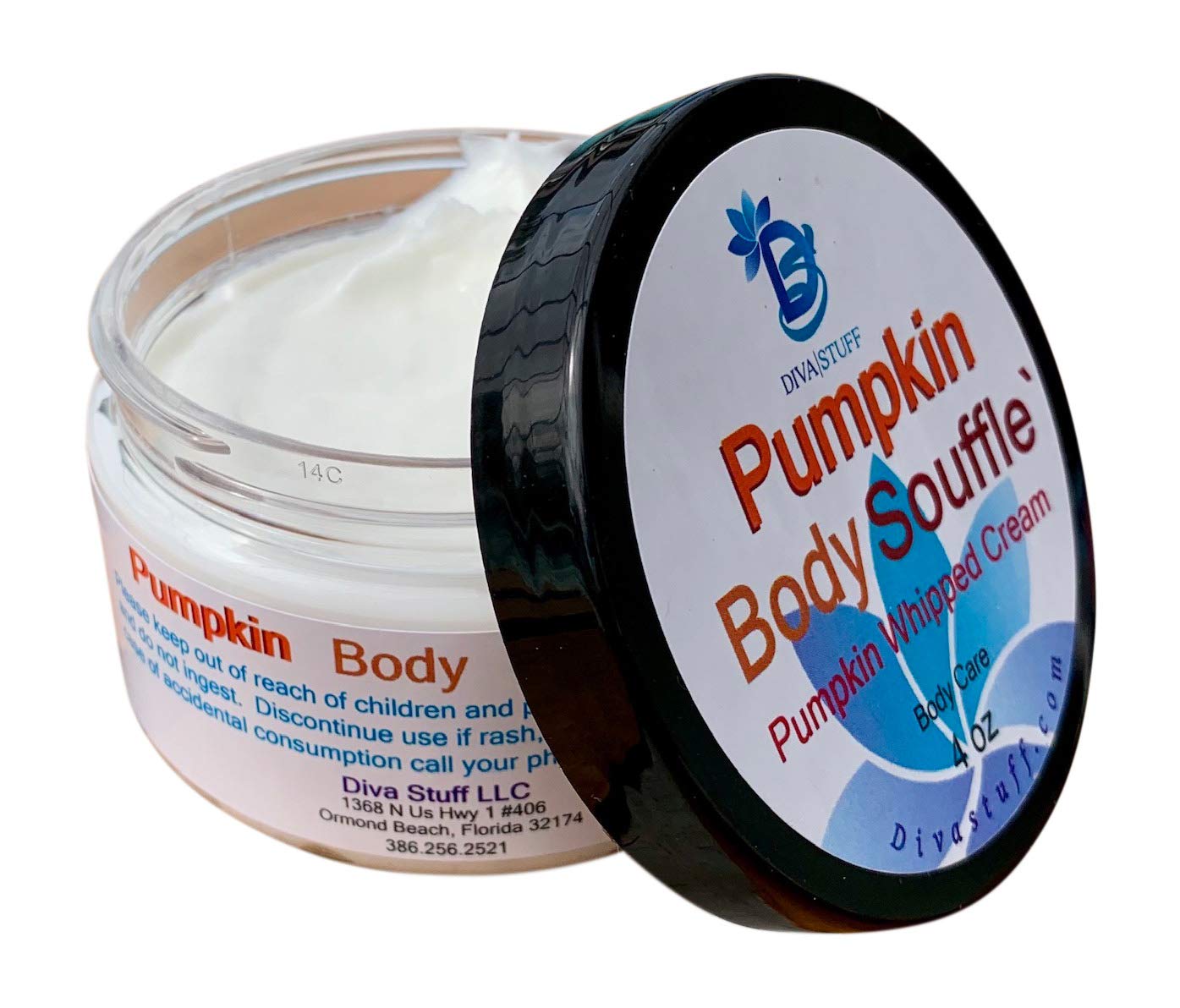 Pumpkin Souffle Body Cream By Diva Stuff, 4 Oz