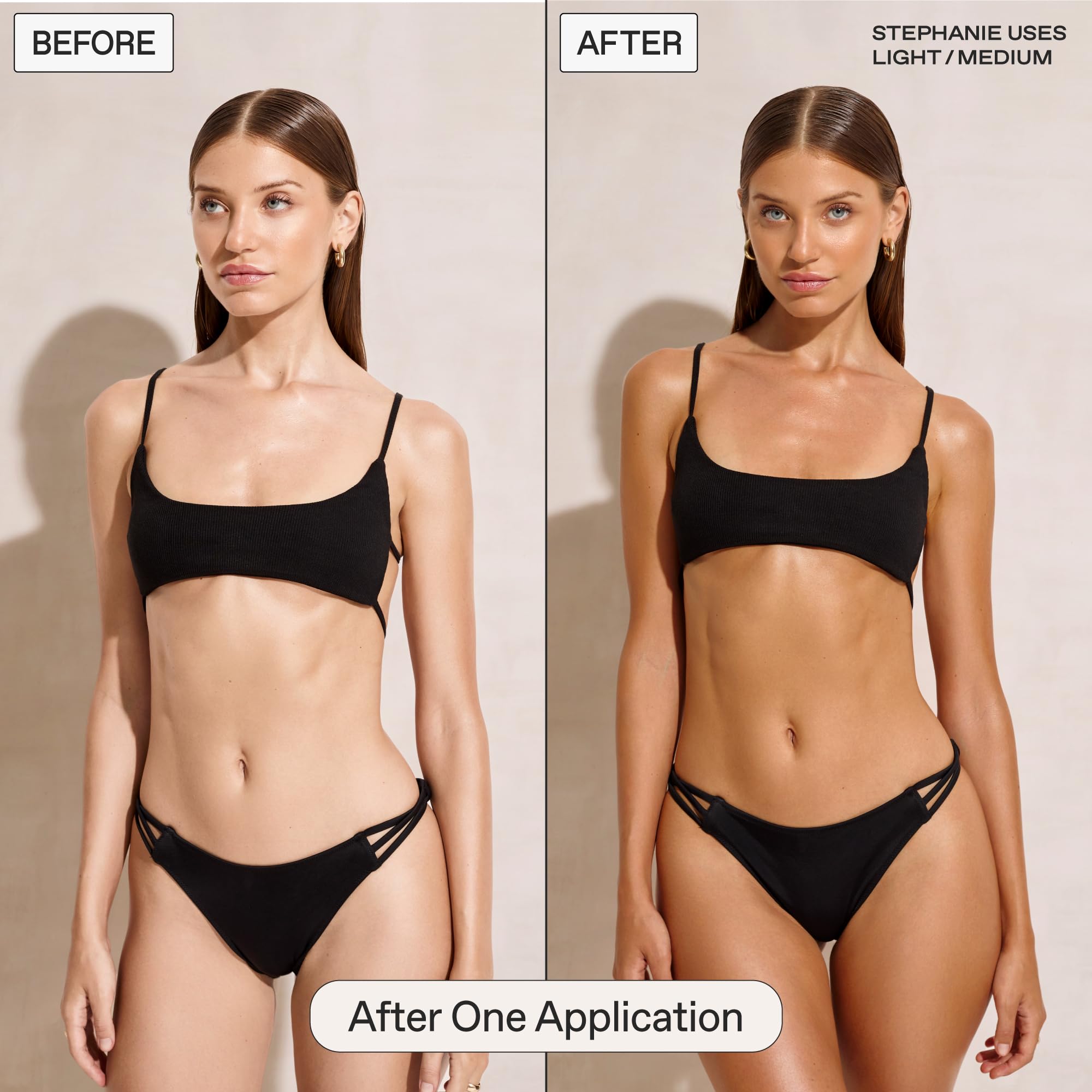 Sun Bronzed Gradual Self Tanning Lotion Australian Made 6.8 Fl.Oz | Moisturizing & Firming Self Tanner With Peptides | Streak-Fr
