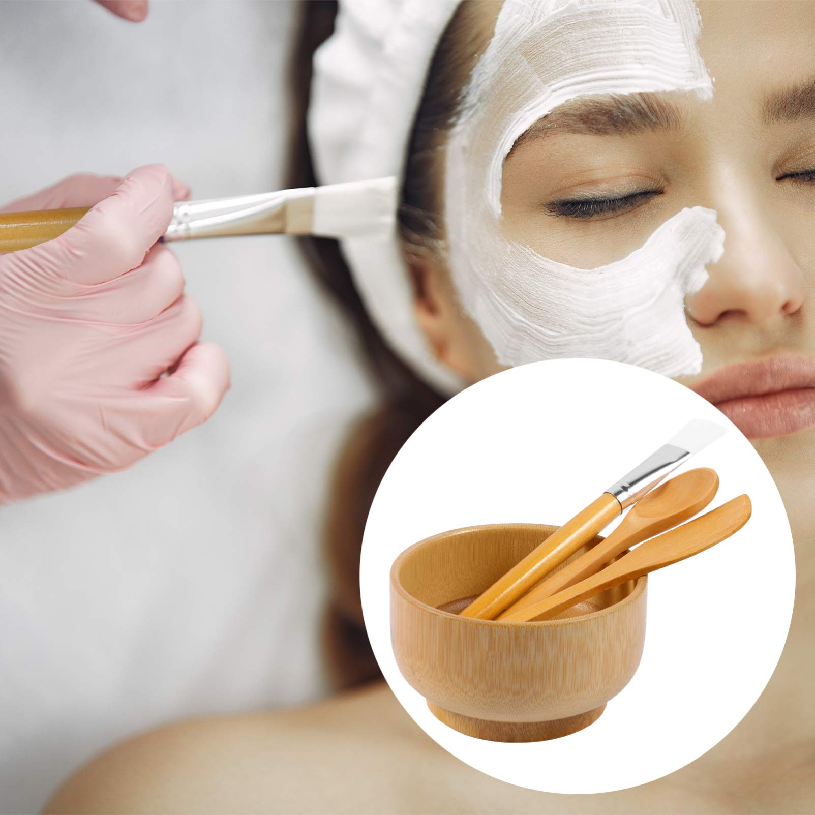 8 Pcs mask brush bowl set facial mixing bowl spatula esthetician supplies Facial Mixing Tool facial bowls Skin Care Bowl facial