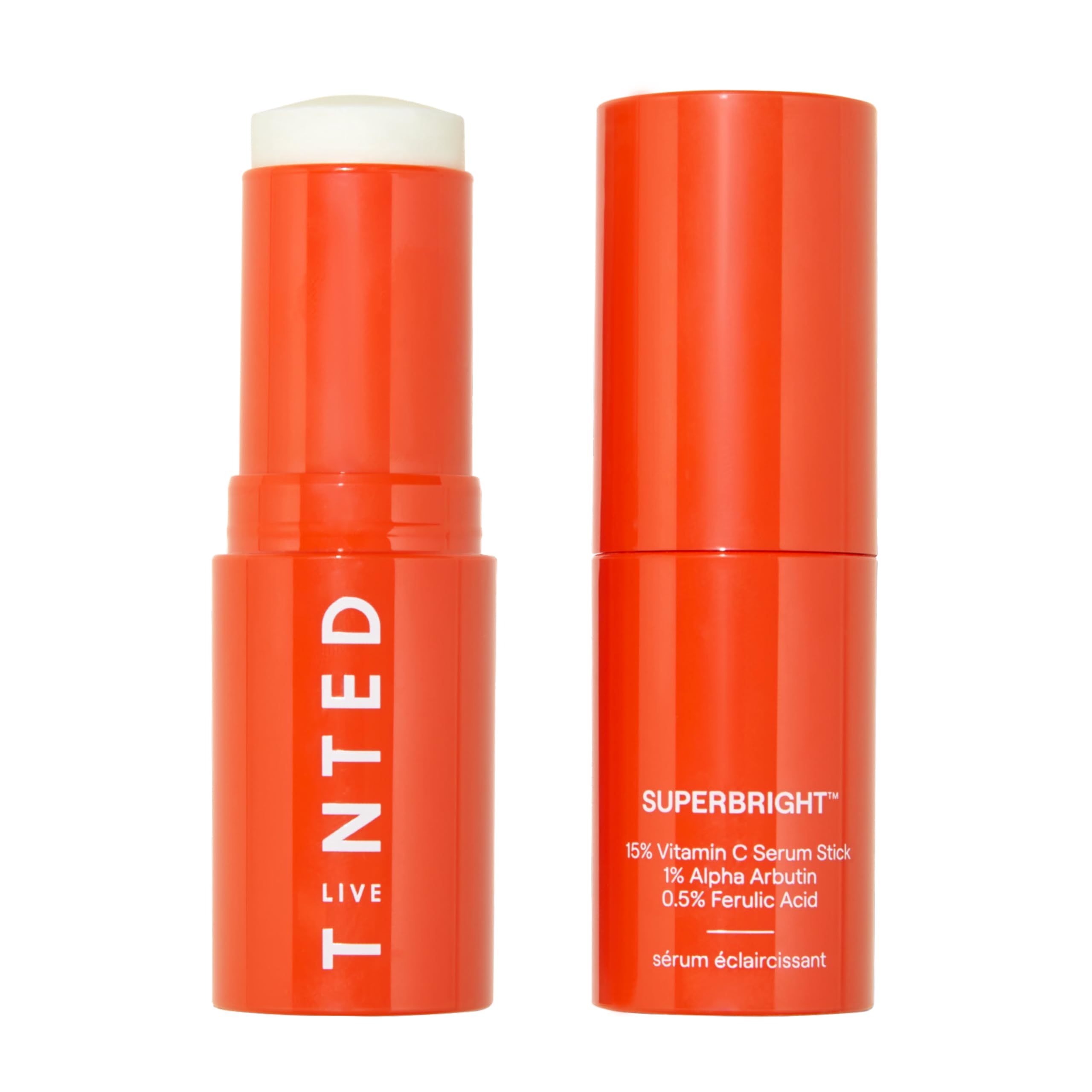 Live Tinted Superbright 15% Vitamin C Face Serum Stick - Balm to Serum Stick - Brightens Uneven Skin Tone & Texture, Targets Fin