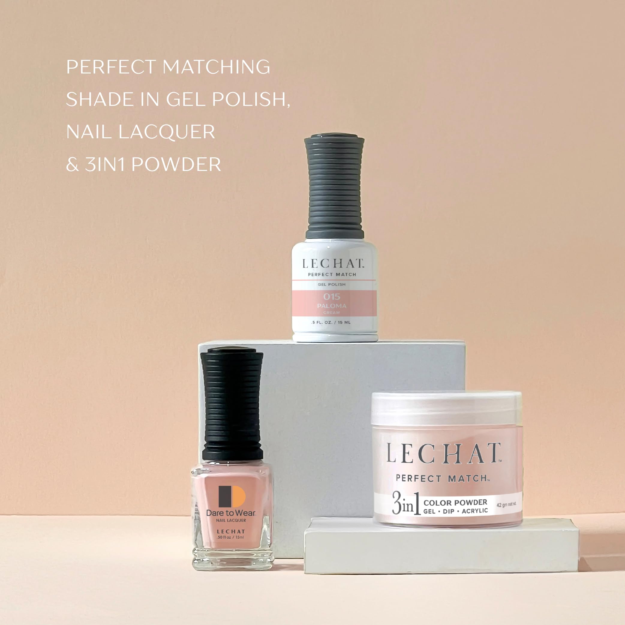 Lechat Perfect Match Nail Polish, Utaupia, 0.500 Ounce