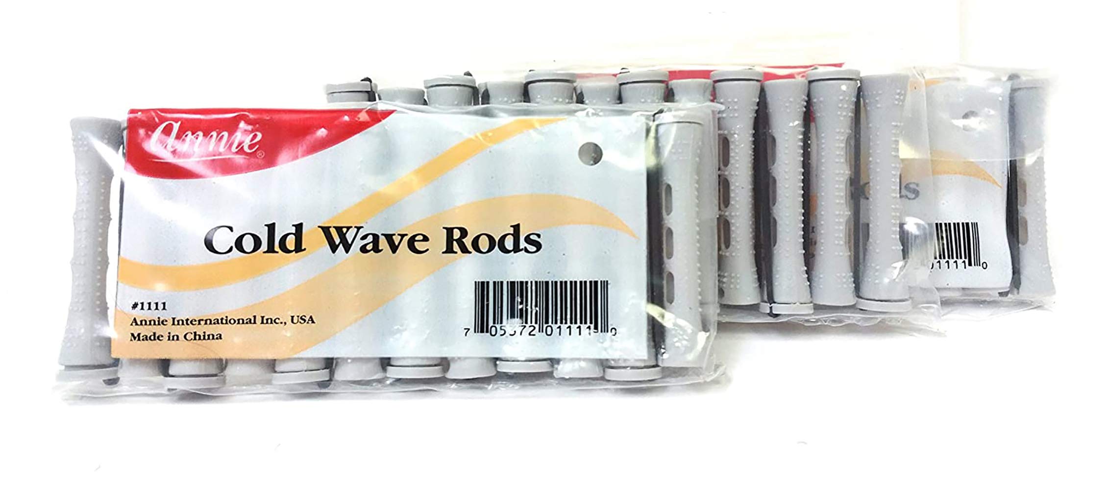 3 Packs Of Annie Cold Wave Rods(Short) #1111 12Pcs/Pack