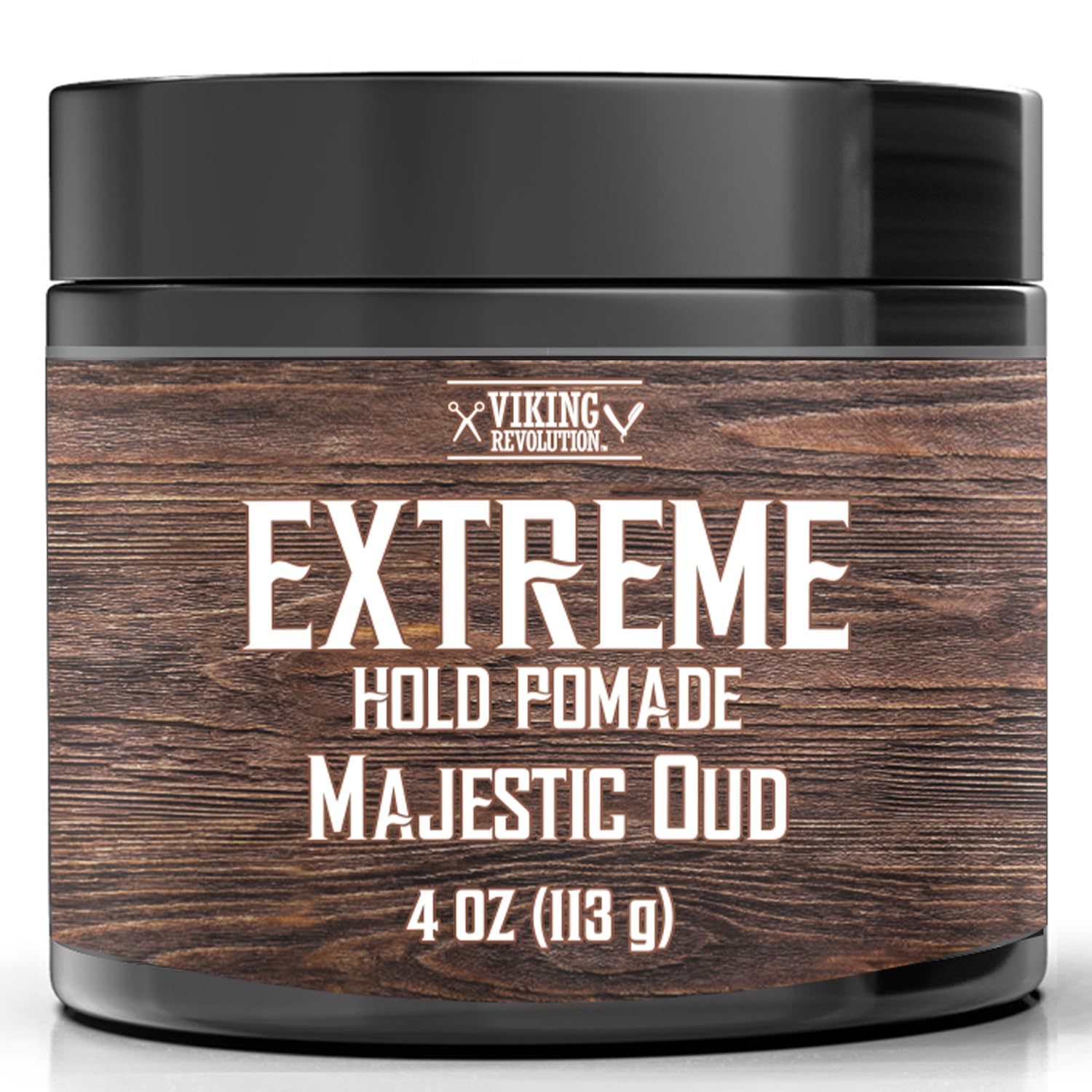 Viking Revolution Majestic Oud Hair Pomade For Men - Extreme Hold Hair Gel For Men Water Based - Mens Pomade Extra Firm Mens Hai