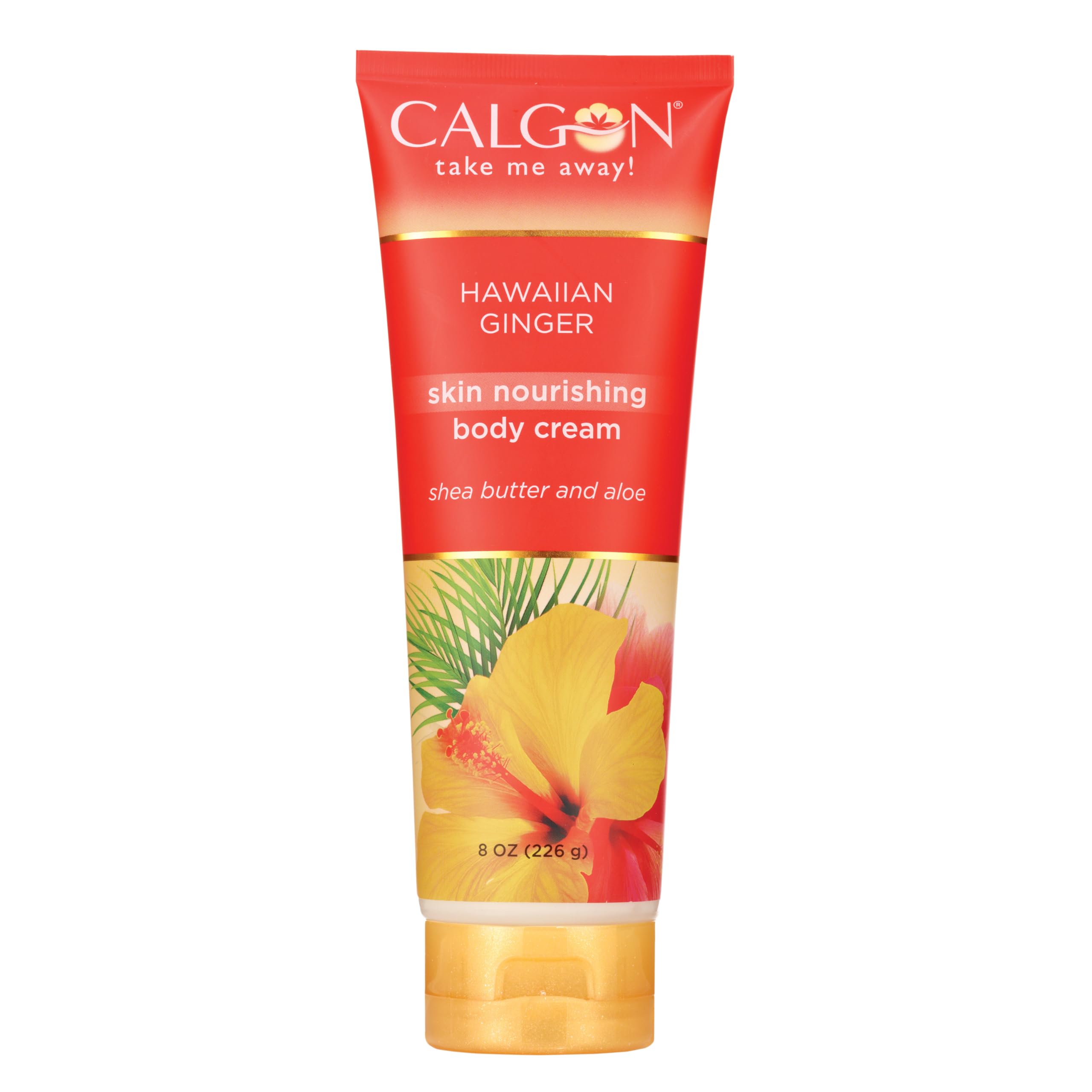 Calgon Hawaiian Ginger Skin Nourishing Body Cream For Women, 8 Ounce