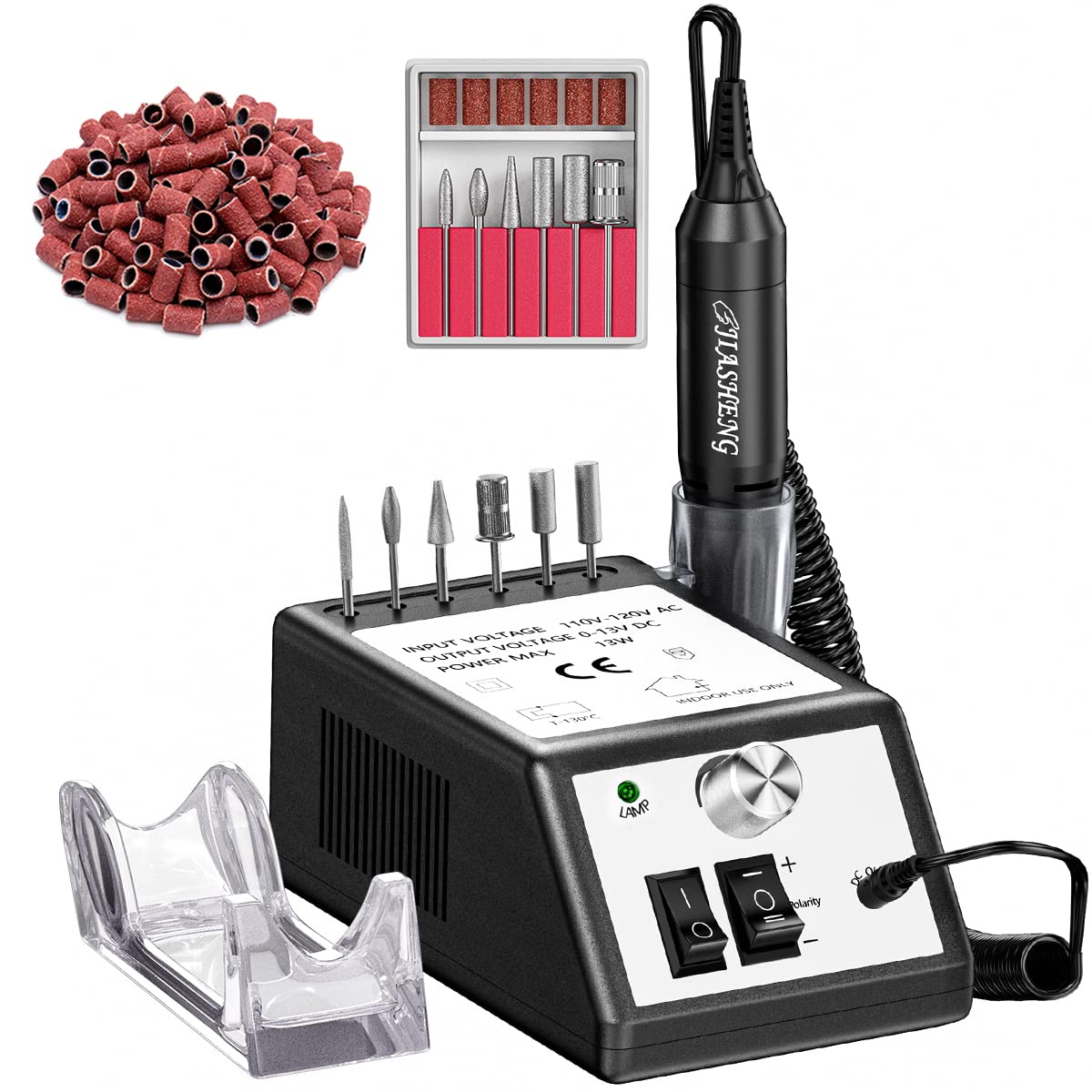 Jiasheng Professional Nail Drill, 20000Rpm Electric Nail Drill Machine, Electronic Nail File Drills For Acrylic Nails Gel Nails