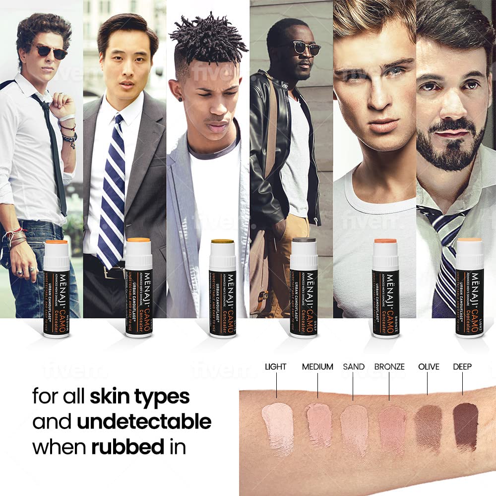 URBAN CAMOUFLAGE Concealer Stick for Men - Light - 0.35oz