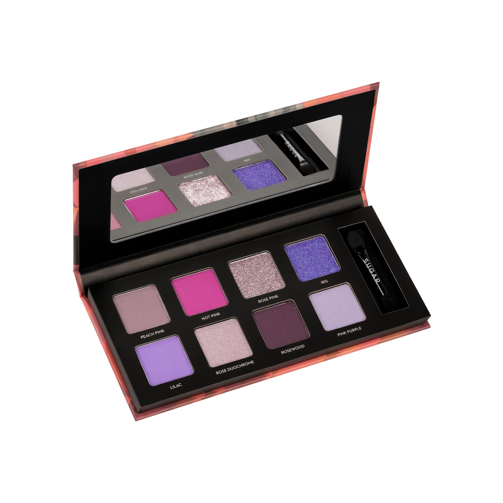 Sugar Cosmetics Blend The Rules Matte Eyeshadow Palette - 06 Starlight (Tempting Pinks) - Long Lasting, Smudge Proof, Vegan & Cr