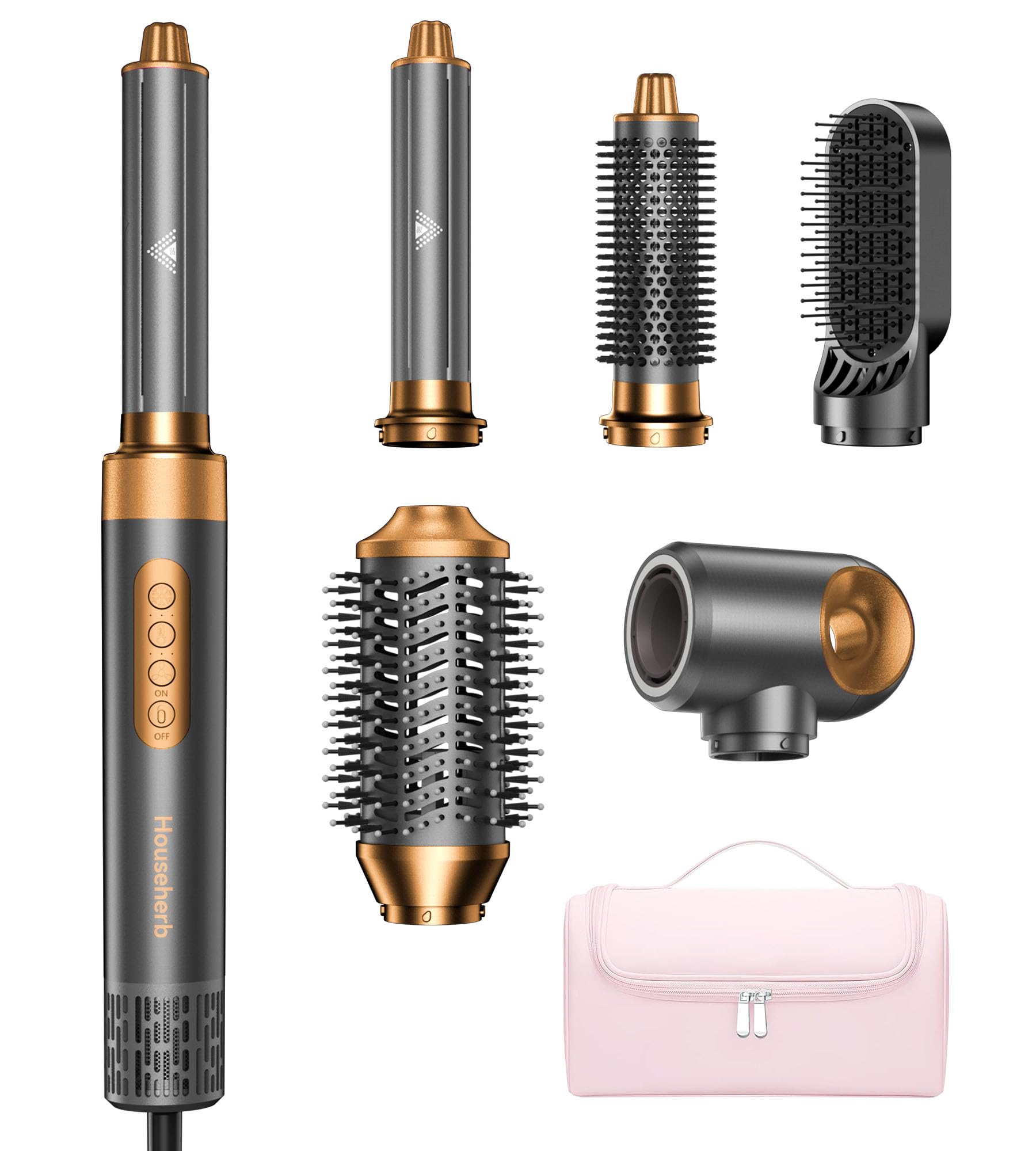 Househerb 6in1 Ionic Hair Dryer Brush