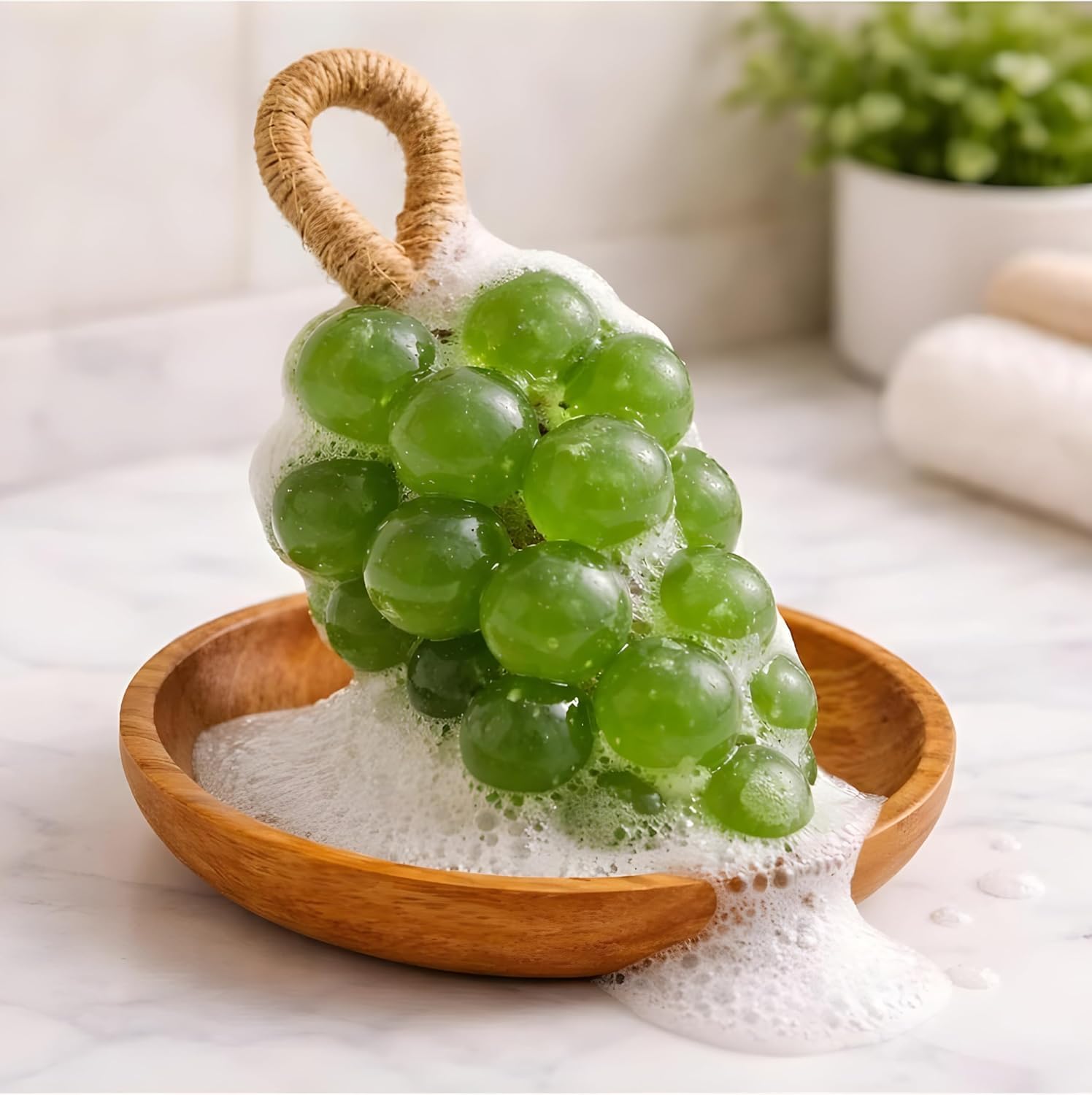 Grapes Shape Handwash Soap, Light Green