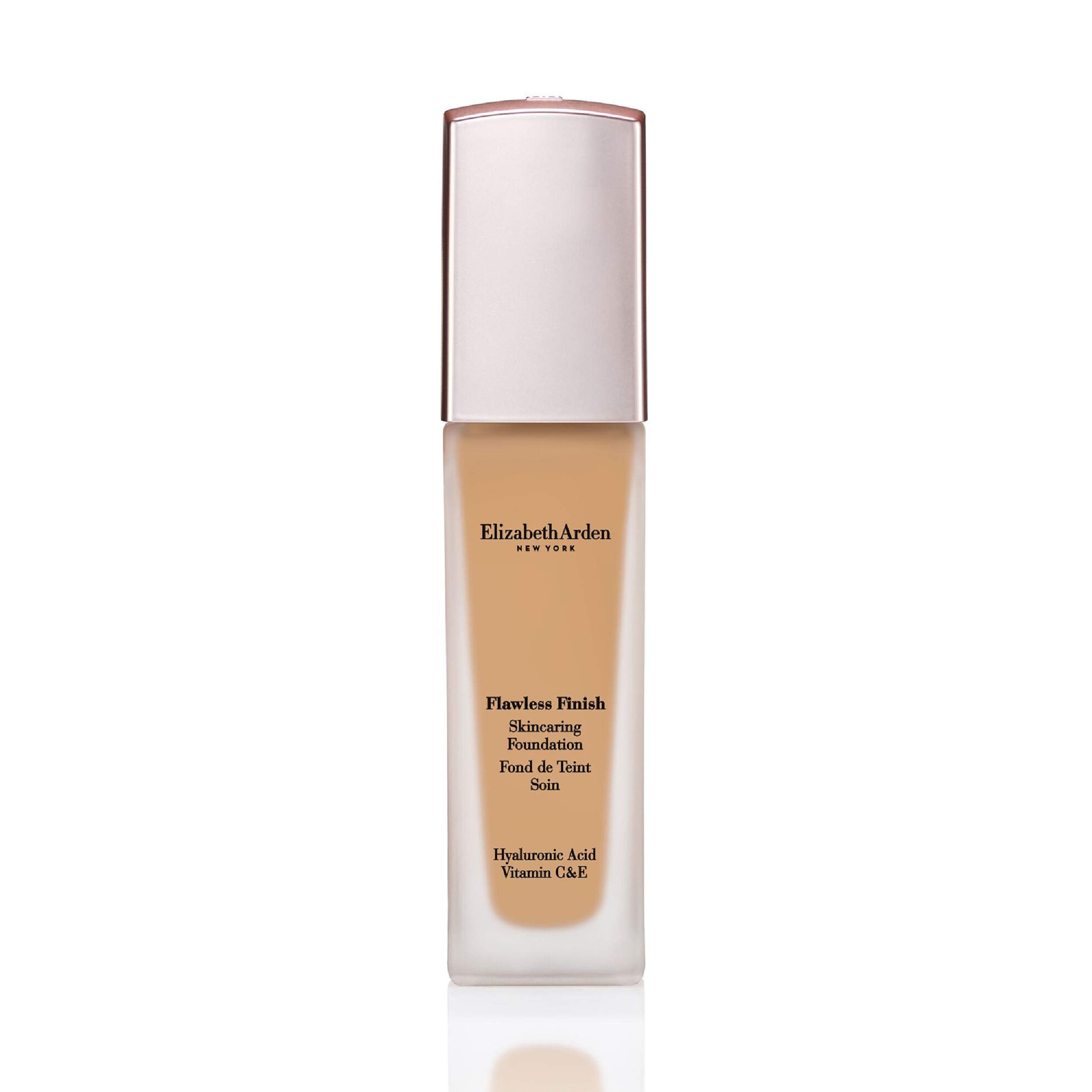 Elizabeth Arden Flawless Finish Skincaring Foundation with Hyaluronic Acid, Vitamin C & E, 320N (Medium skin with neutral undert