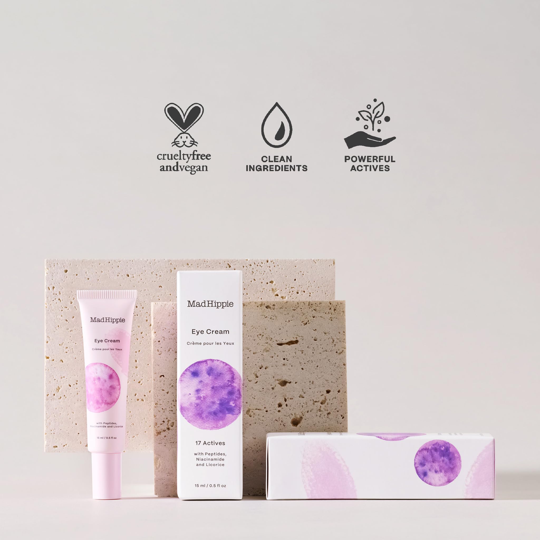 Mad Hippie Eye Cream - Anti-Aging Under Eye Cream For Dark Circles And Puffiness With Niacinamide, With Skin-Brightening Vitamin