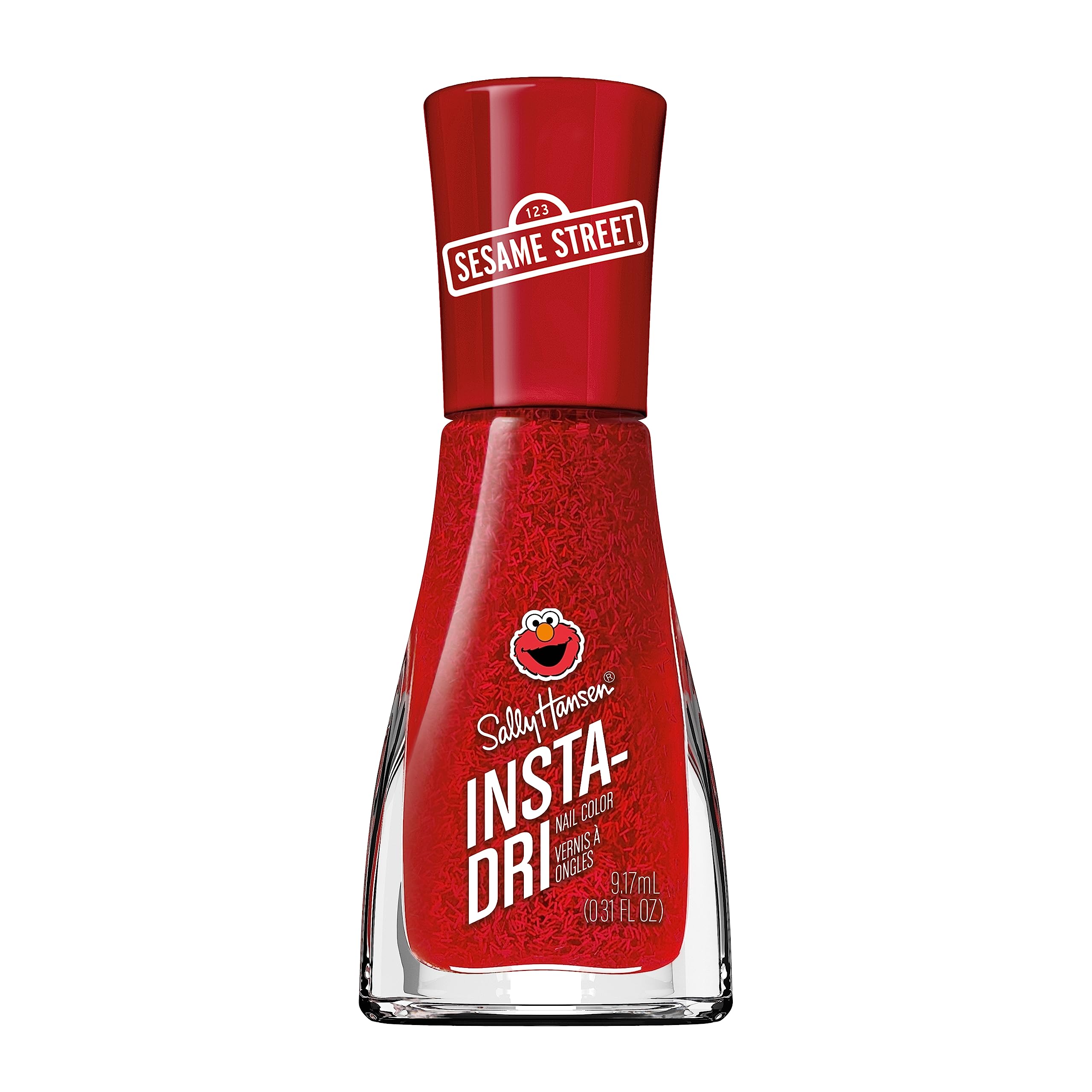Sally Hansen Insta-Dri - Sesame Street Collection - Nail Polish - Elmo Loves Hue - 0.31 Fl Oz