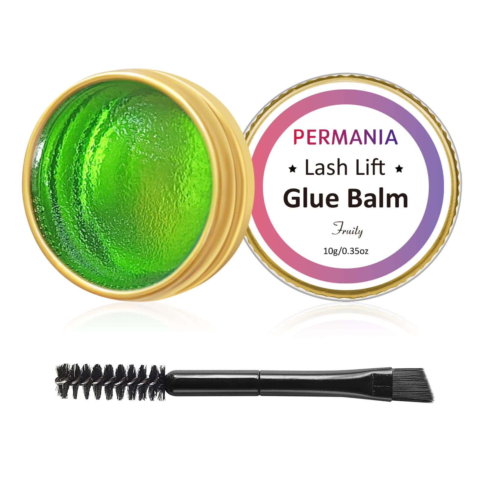 Permania Lash Glue Balm, Eyelash Lifting Adhesives Strong Hold And Perfectly Shaped Eyebrows For Brow Lamination Kit, Lash Lift