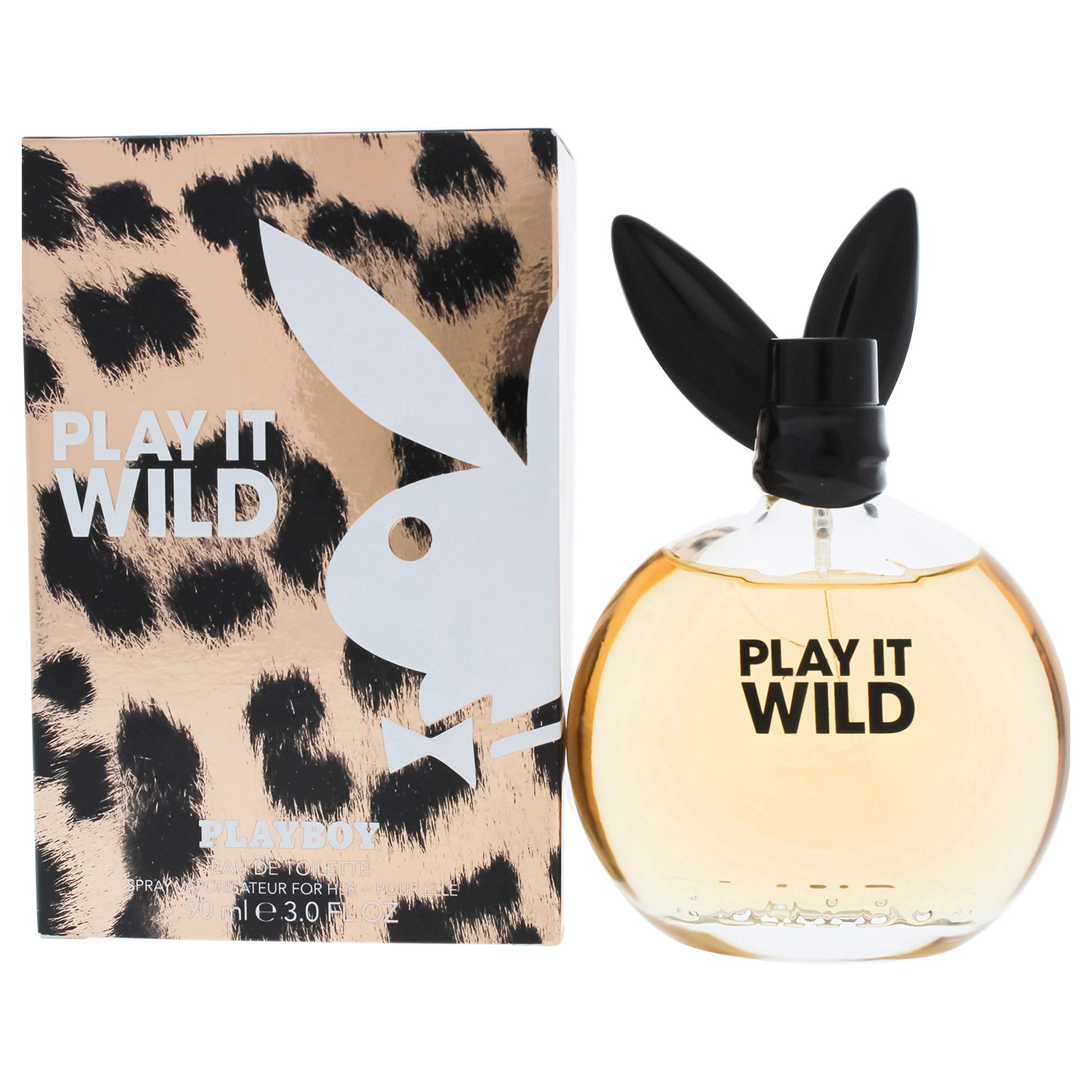 Playboy Play It Wild Eau De Toilette Spray For Women, 3 Ounce