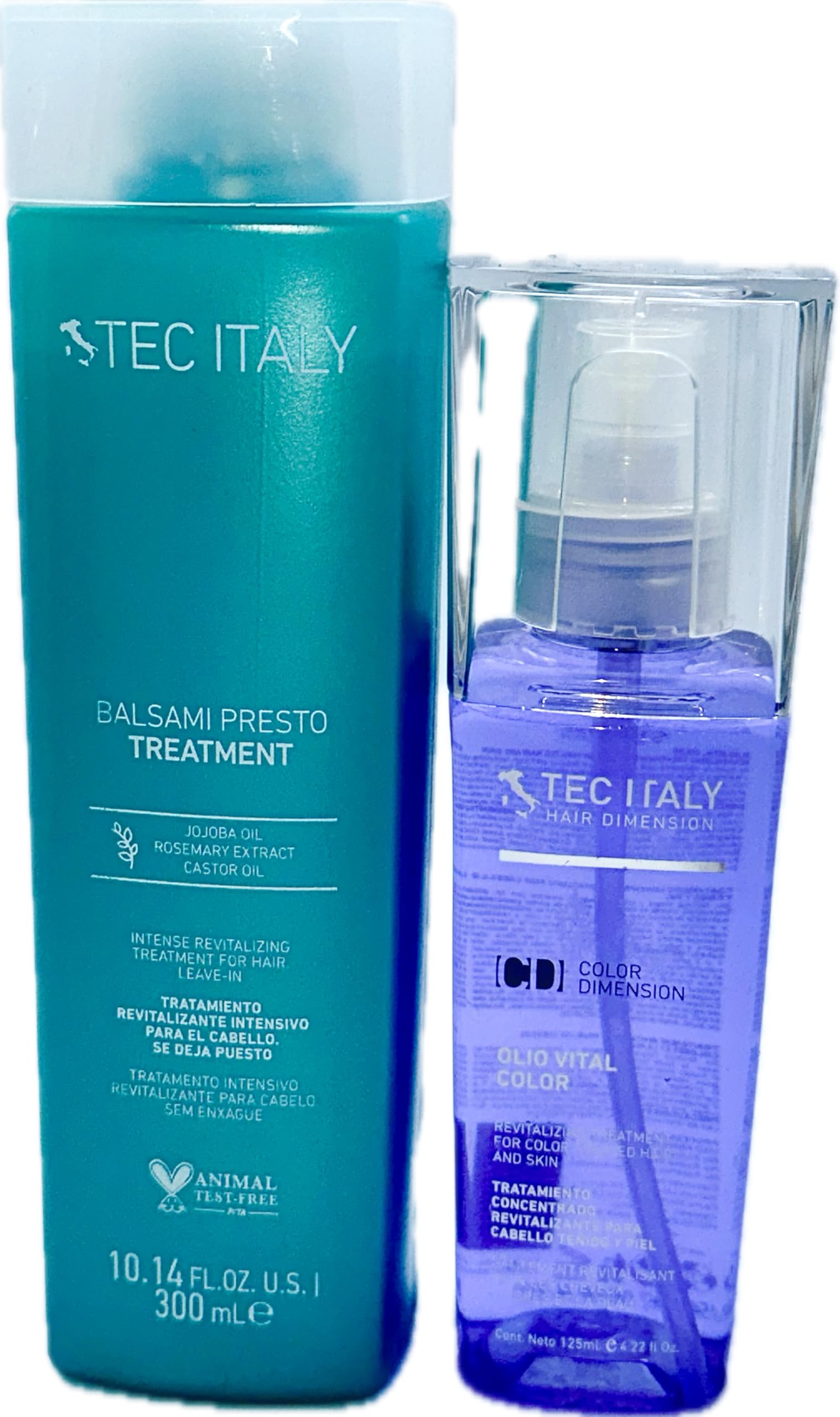 Tec Italy Styling Color Protection - Balsami Presto & Olio Vital Color