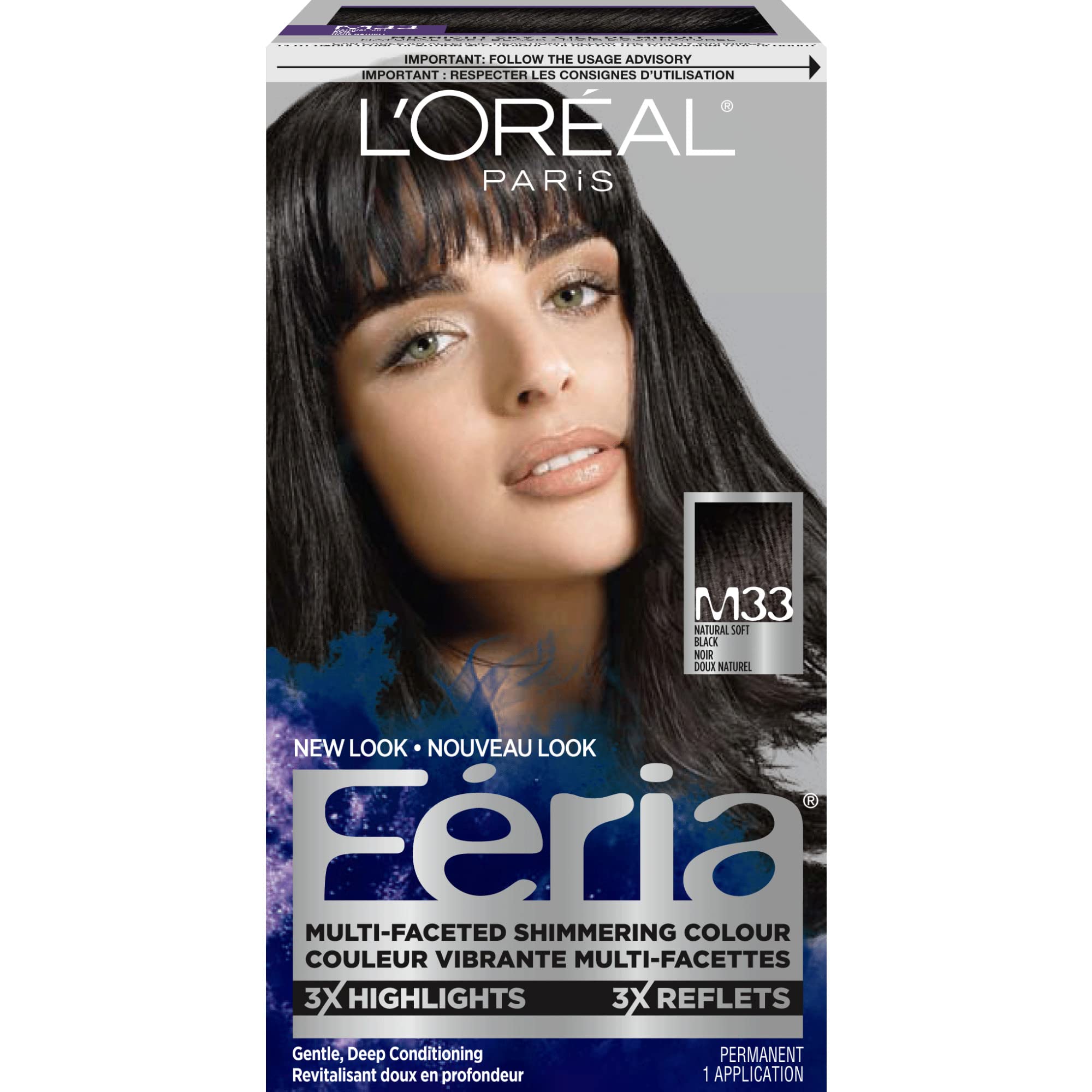 L'oreal Paris Feria Midnight Collection Natural Soft Black