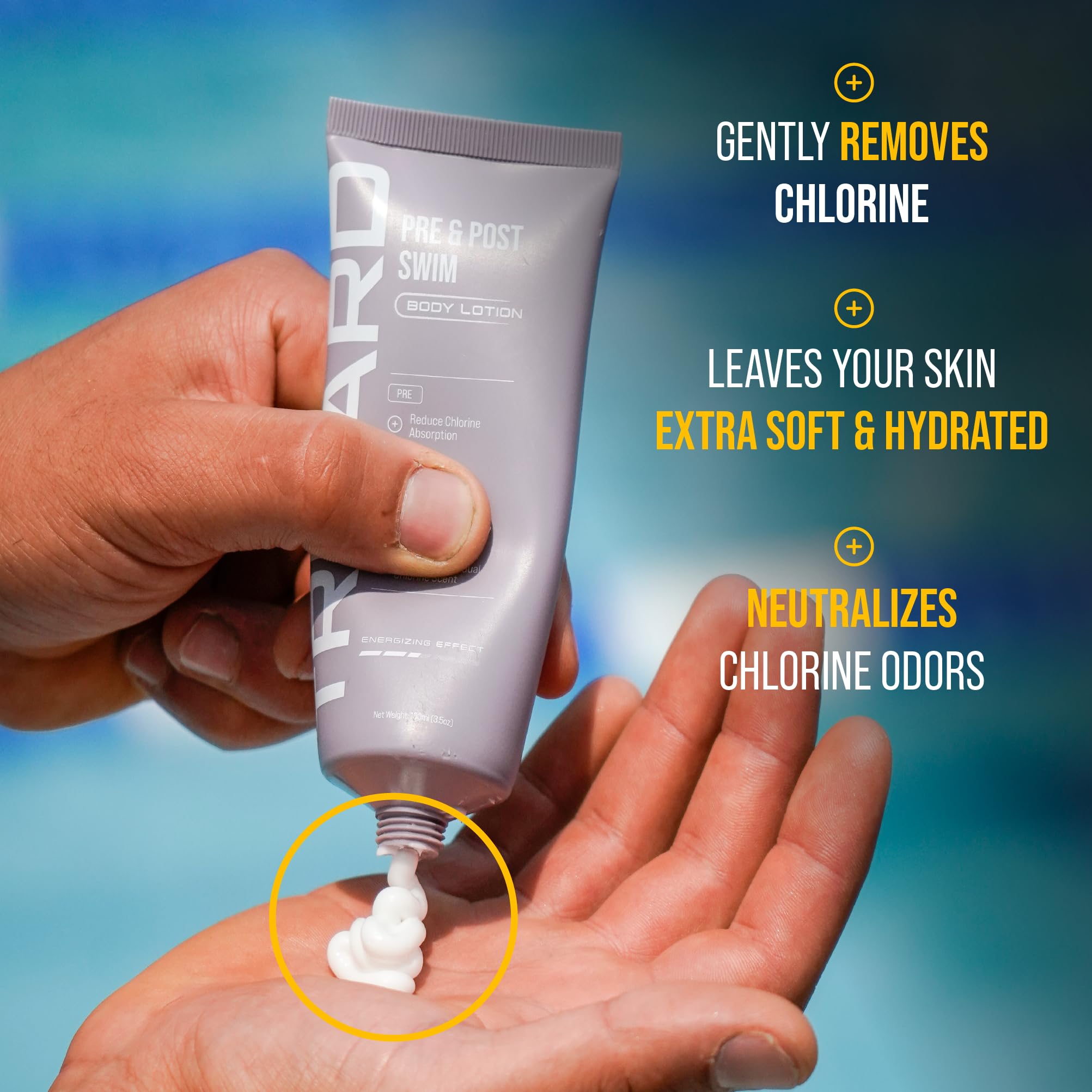 Trihard Advanced Swimmer'S Lotion | Pre-Swim Skin Shield | Post-Swim Chlorine Moisturizing & Chlorine Removal | Olympian'S Choic