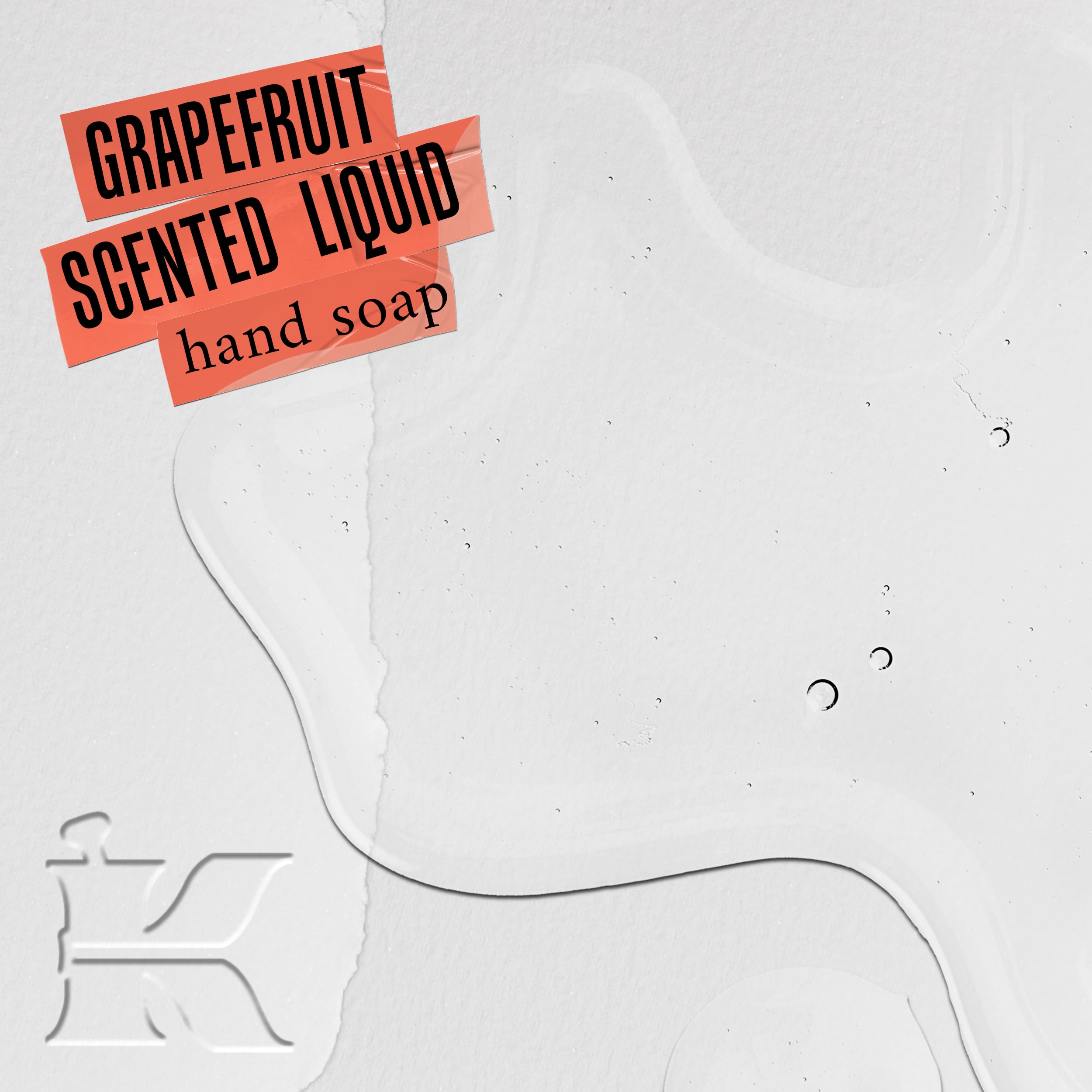 Kiehl's Grapefruit Liquid Hand Soap, Scented Hand Wash to Soothe & Condition Skin, Non-drying, with Coconut-derived Cleansers, V