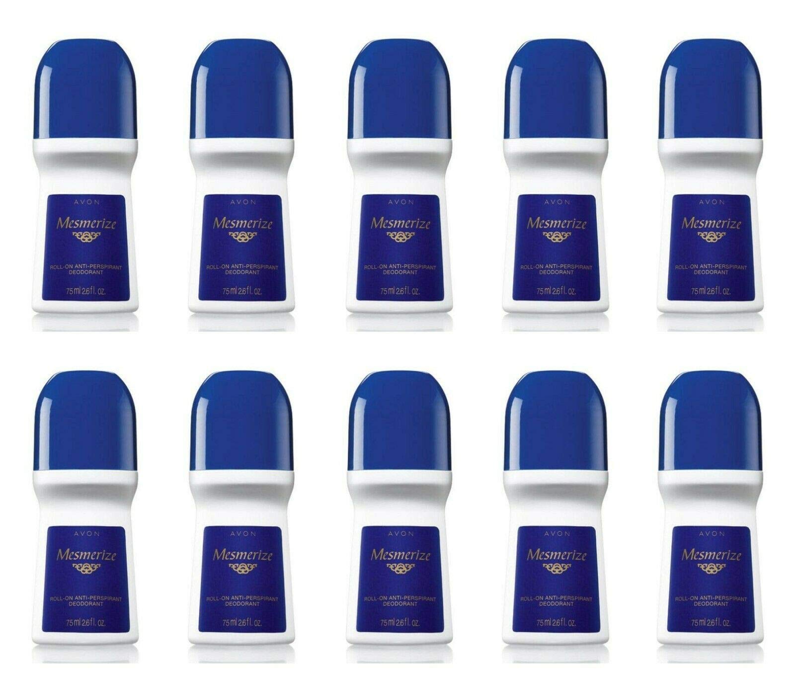 Avon Mesmerize For Men Roll-On Anti-Perspirant Deodorant, 2.6 Fl Oz (Pack Of 14)