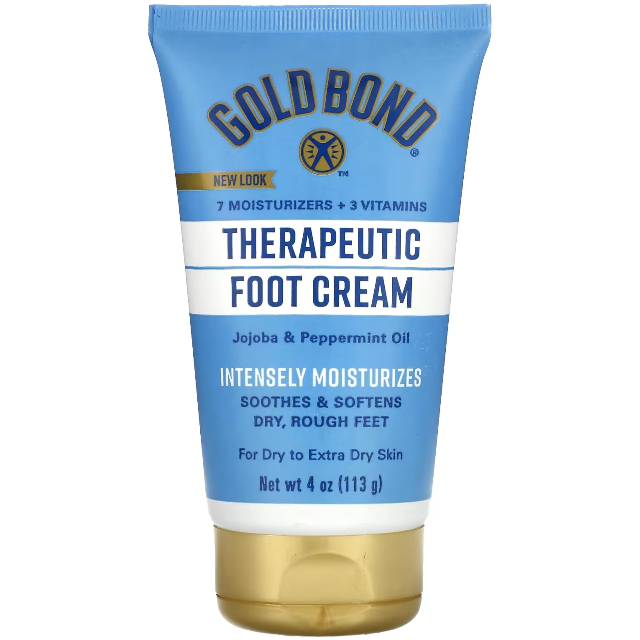 Gold Bond Foot Cream Triple Action 4 Ounce (118ml) (6 Pack)