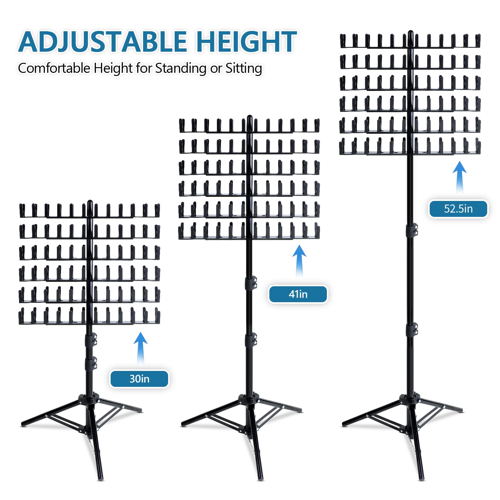 Eastdone Braiding Hair Rack Standing Hair Extension Holder Hanger, 144 Pegs Hair Divider Rack For Braiding Hair Separator Stand