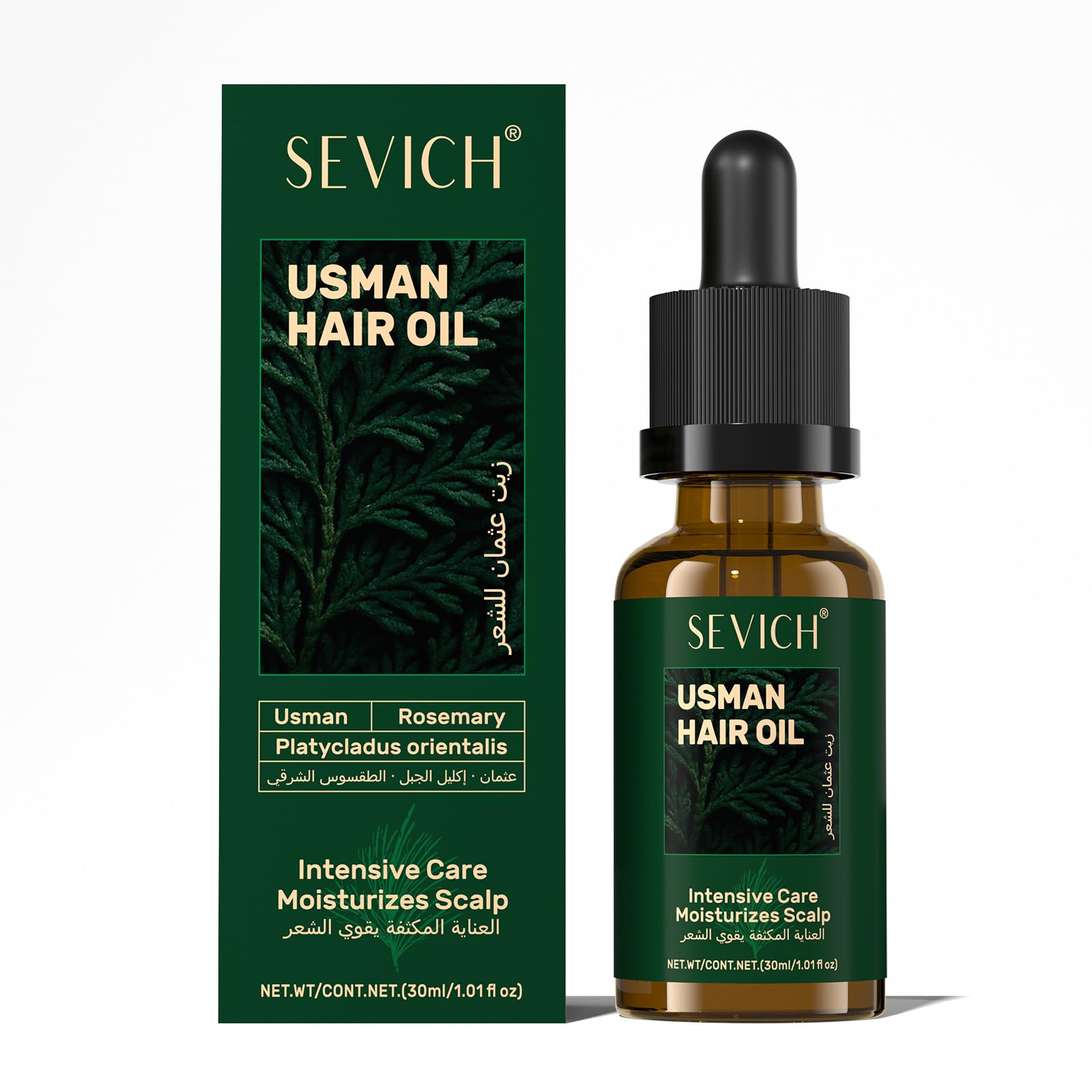 SEVICH Polygonum Multiflorum Hair Care Oil,Natural Botanical Blend for Stronger,Healthier Hair & Lightweight,Fast Absorbing,Non 