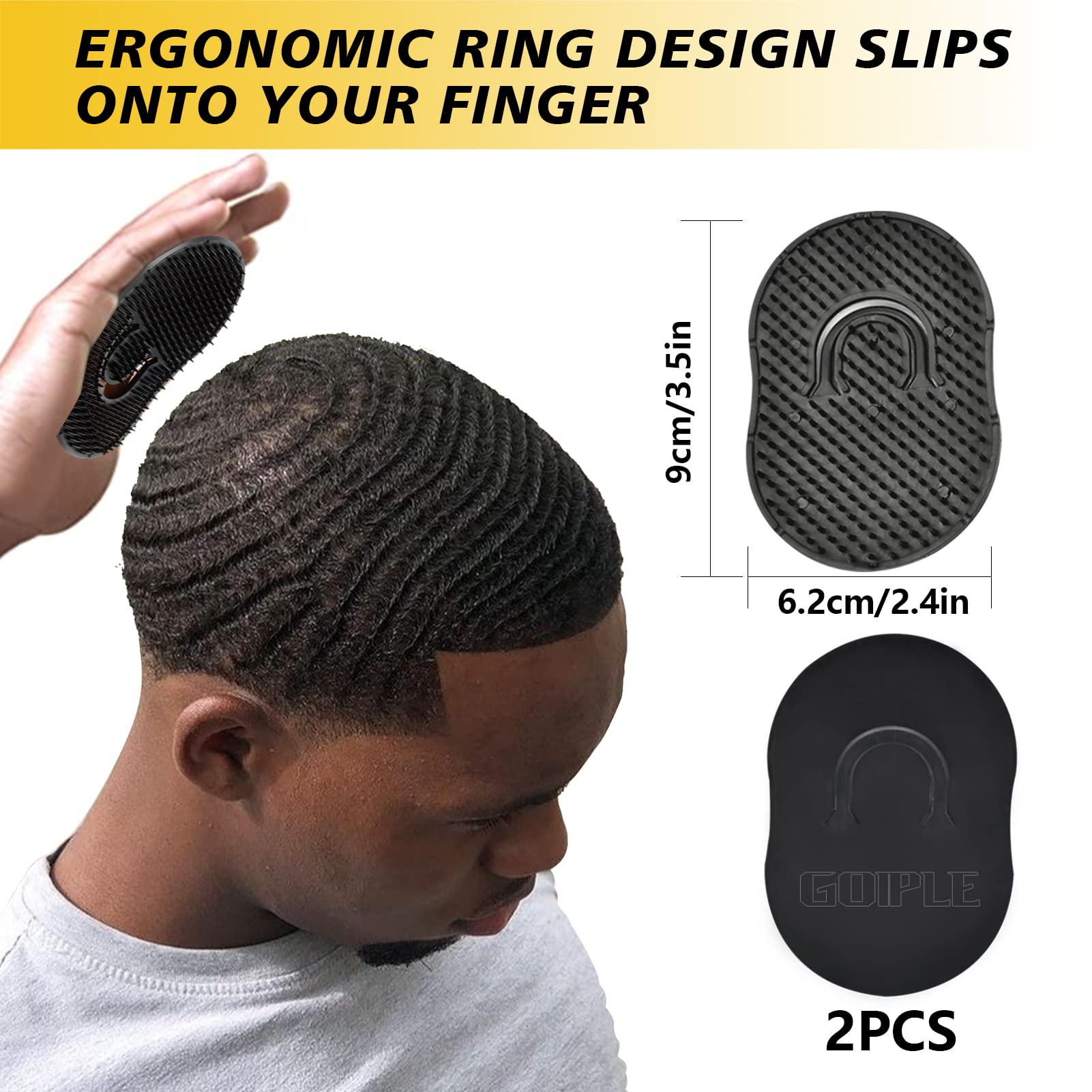 Natural Wave Pomade for Men Strong Hold, Easy Wash 360 Wave Training Hair Cream, Waves Grease for Men Promotes Layered Waves, Mo
