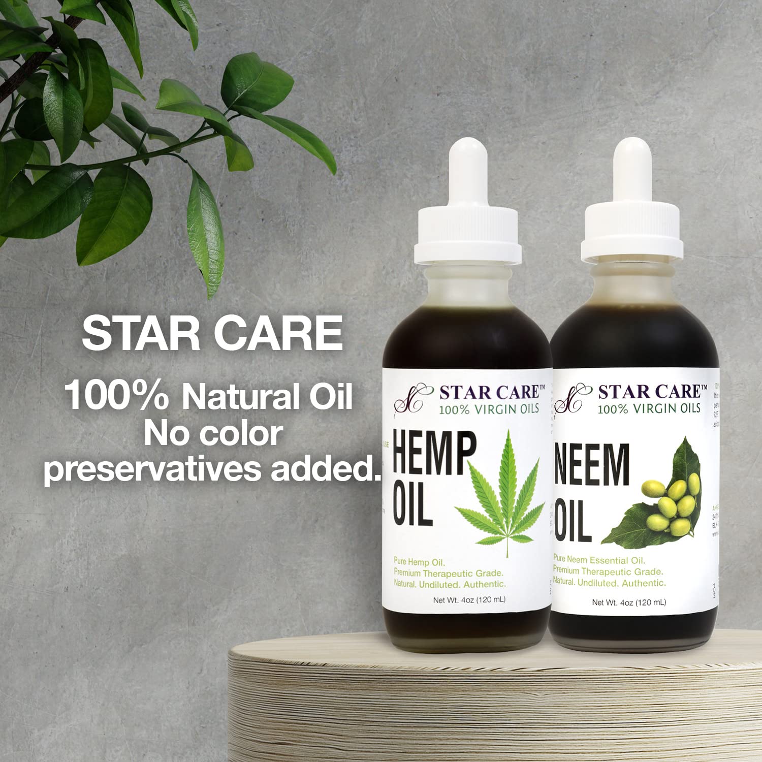 STAR CARE 100% Virgin Oil 4oz (Neem)