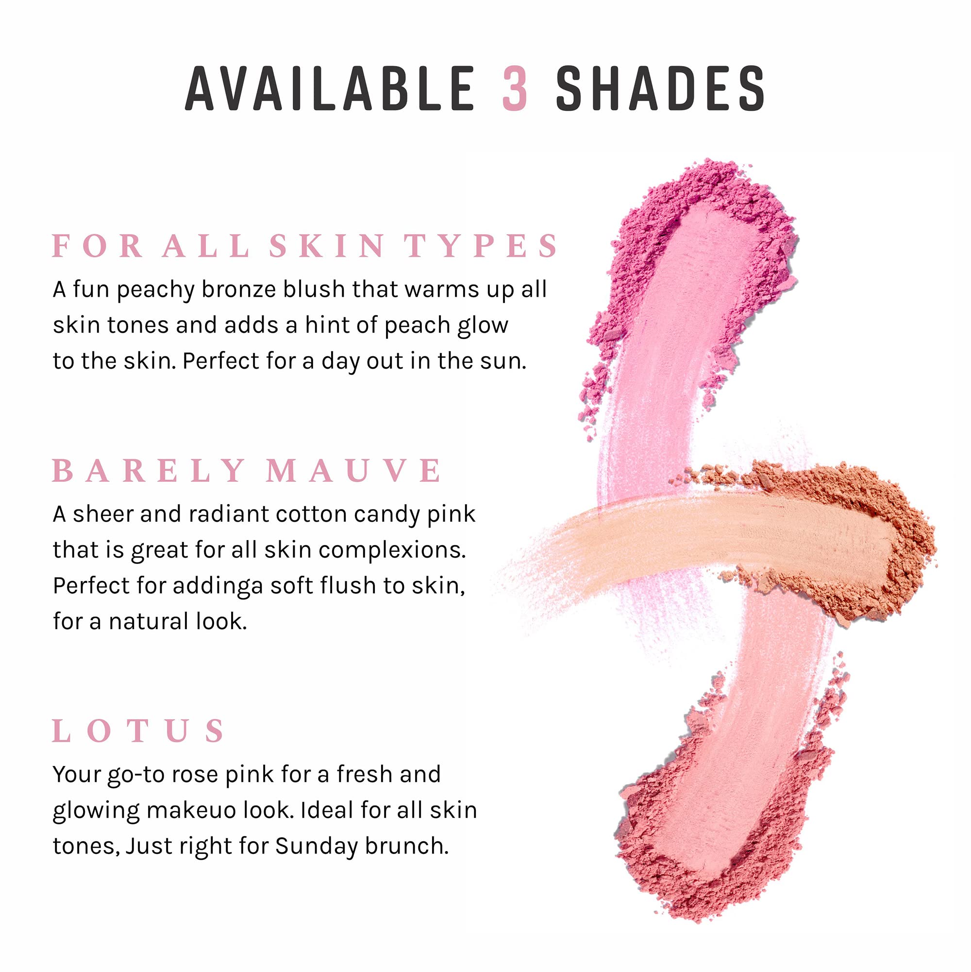 CHICA BEAUTY Blush Powder Makeup for Cheeks, Long Lasting Skin Glow, Minimizes Pores, Natural Looking Color - Paraben, Phthalate