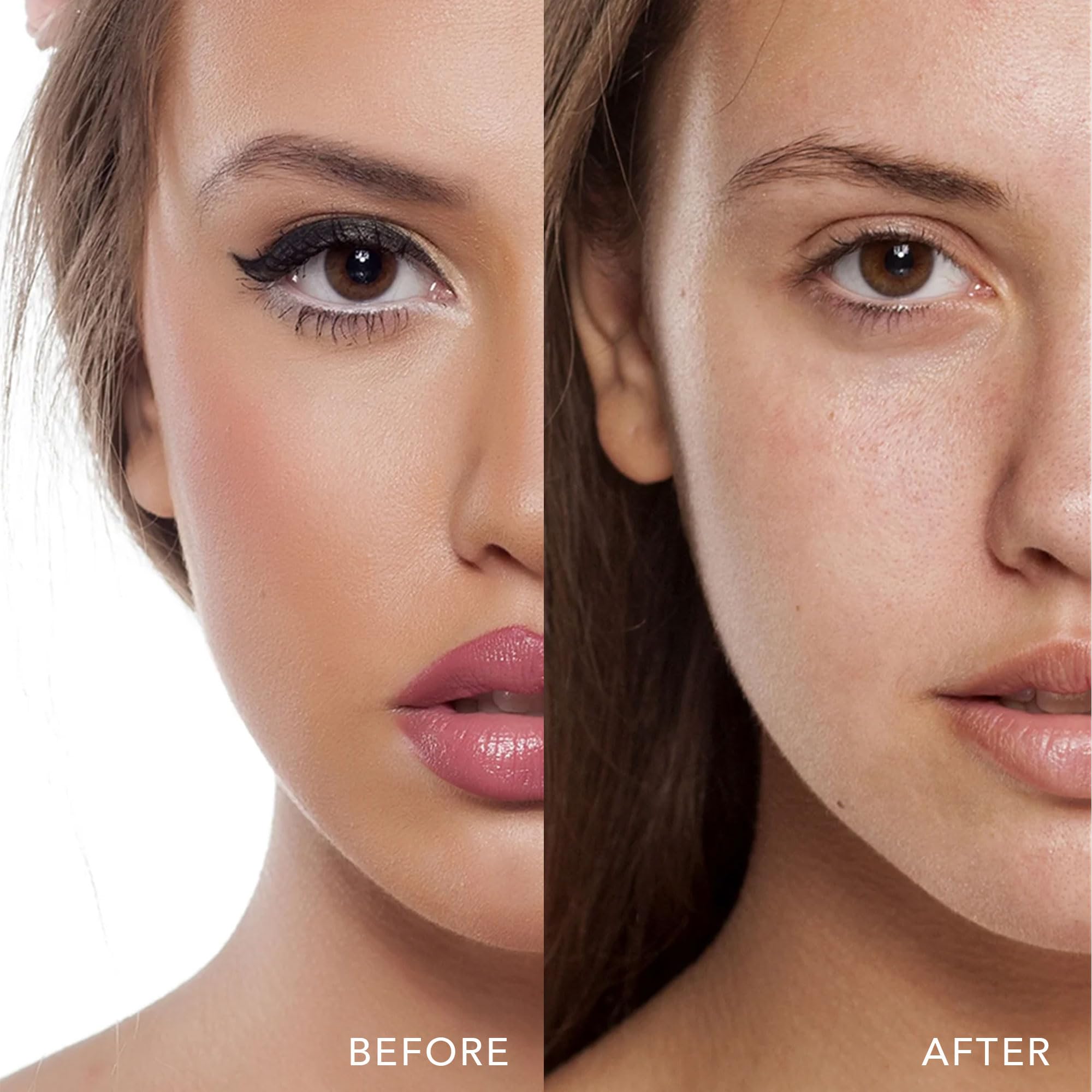 Makeup Remover - Usa Made With Natural & Organic Ingredients Face And Eye Make Up Remover, Use With Wipes Or Cotton Pads, Gentle