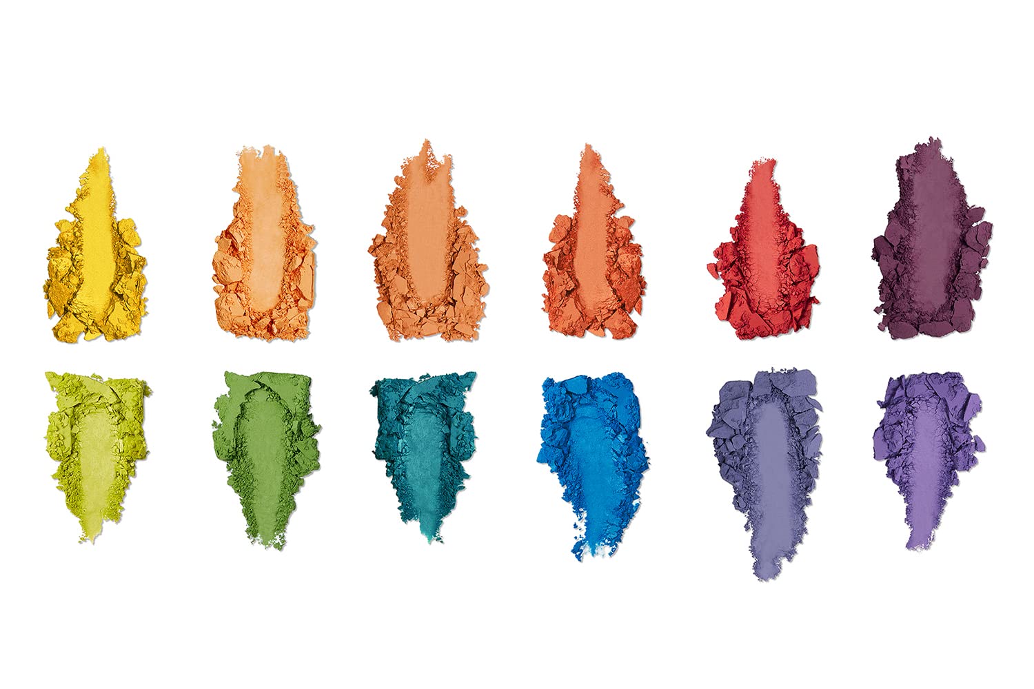 Illamasqua Artistry Eyeshadow Palette Experimental - Highly Pigmented Satin Matte and Metallic Shimmer - 12 Versatile Shades - V