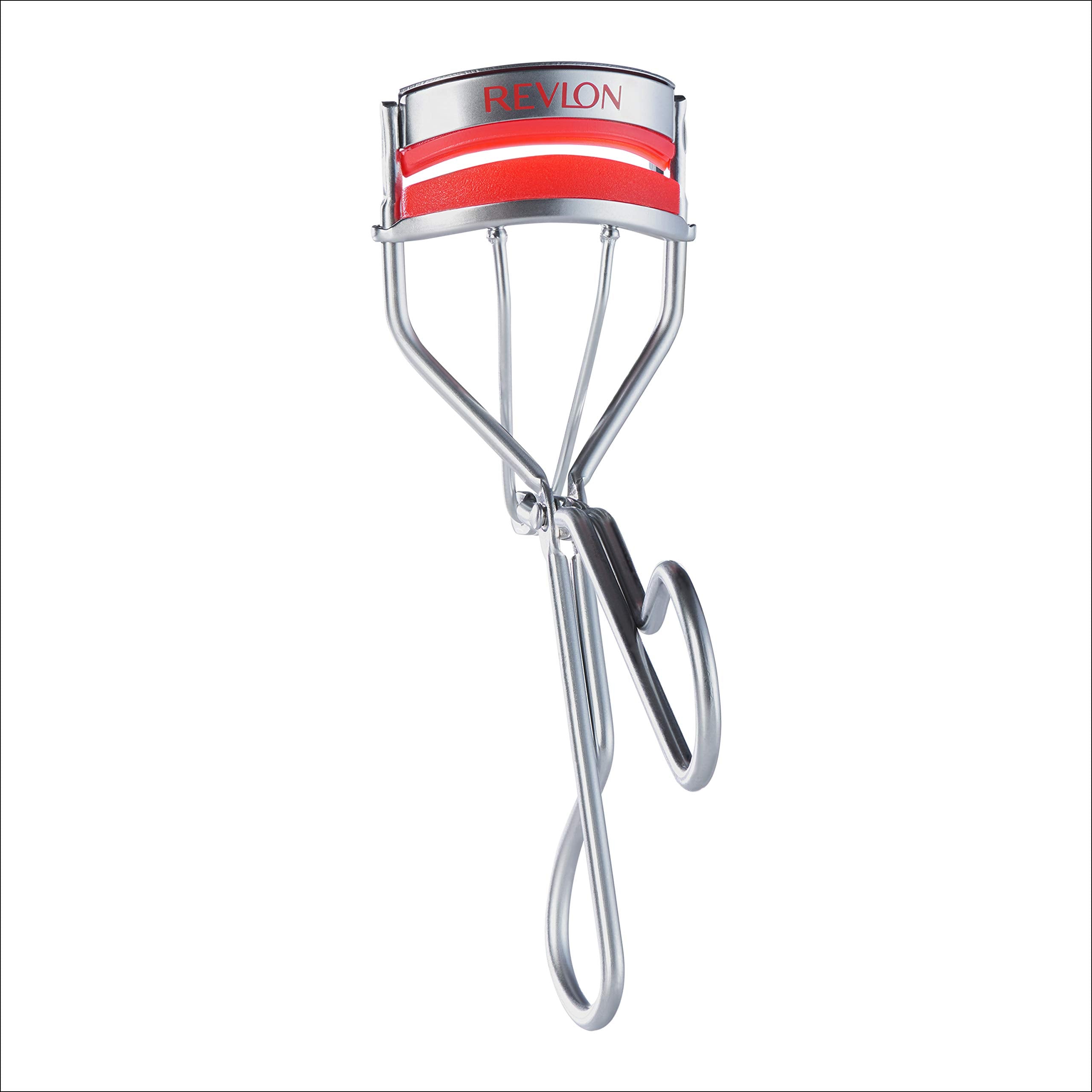 Revlon Triple-Stepped Lash Curler,Stainless Steel/Red
