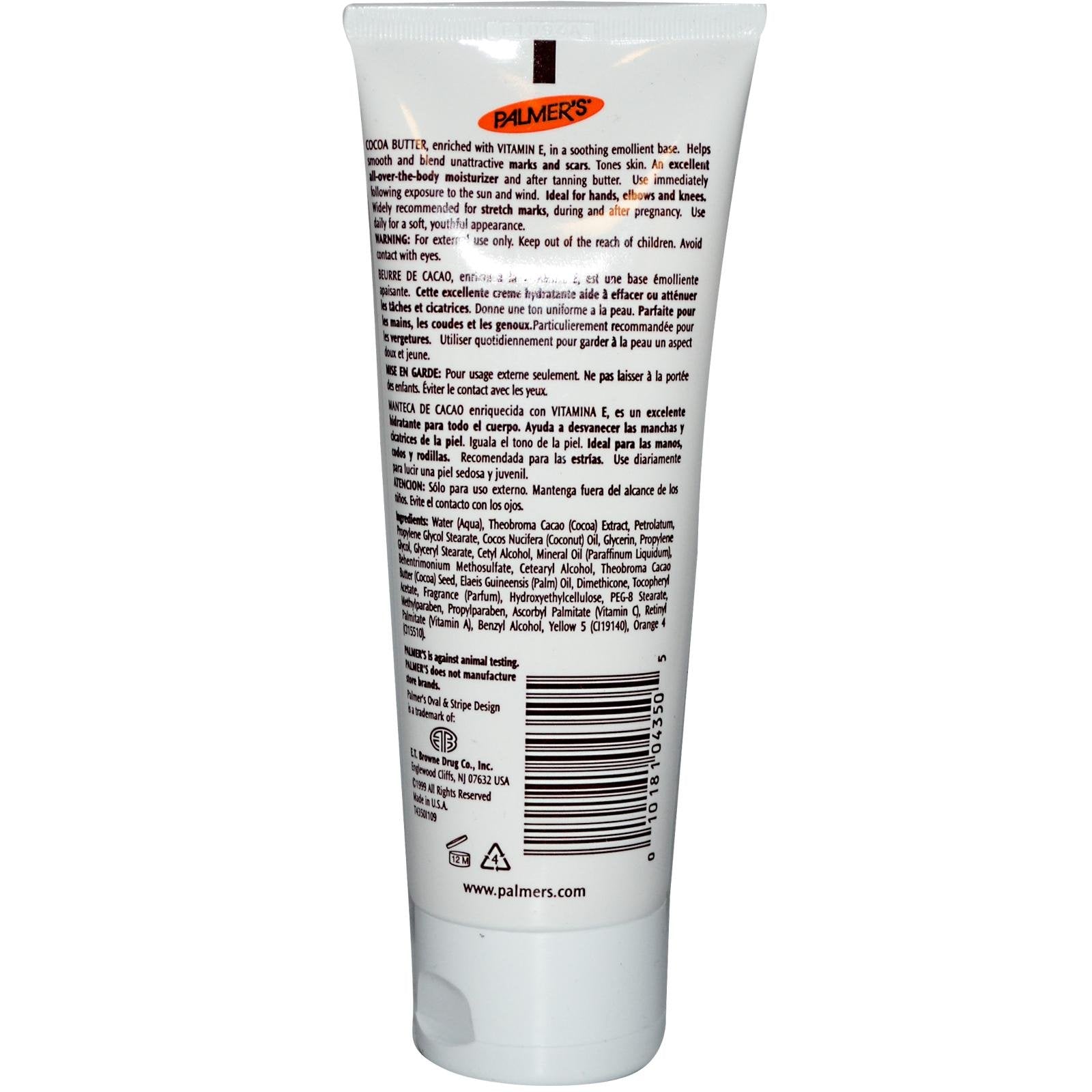 Palmer'S Cocoa Butter Formula Concentrated Cream 3.75 Oz