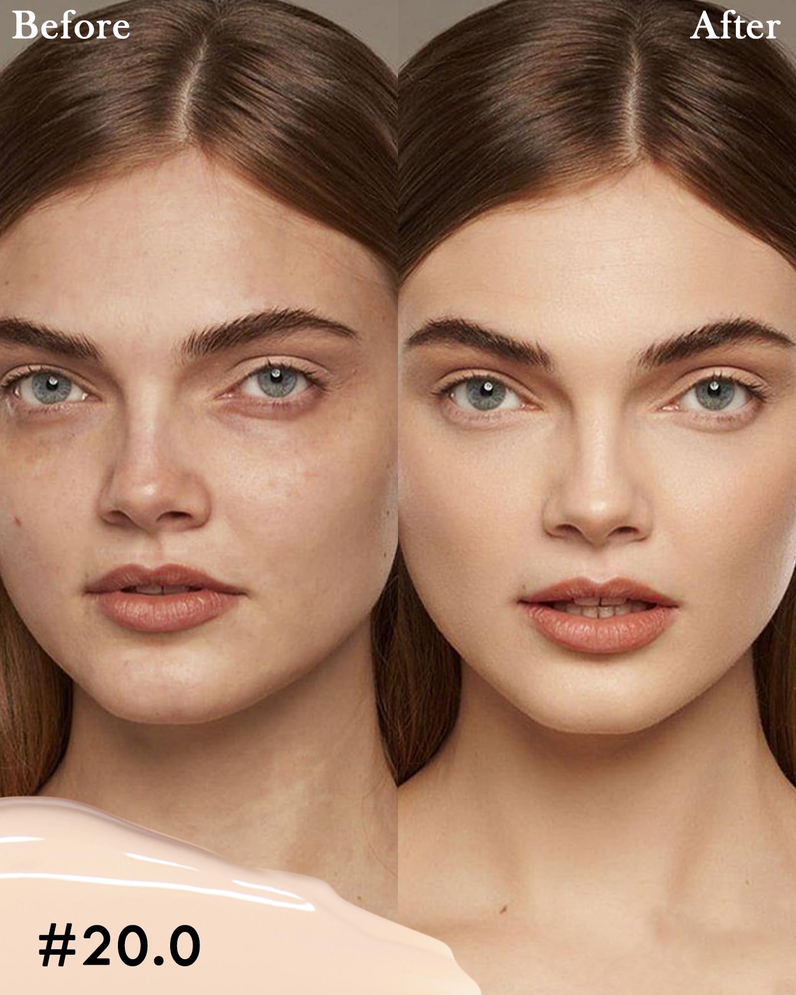 2 Pcs Under Eye Concealer Full Coverage, Waterproof Color Correcting Concealer All Day Coverage Dark Circles, Puffiness, Redness