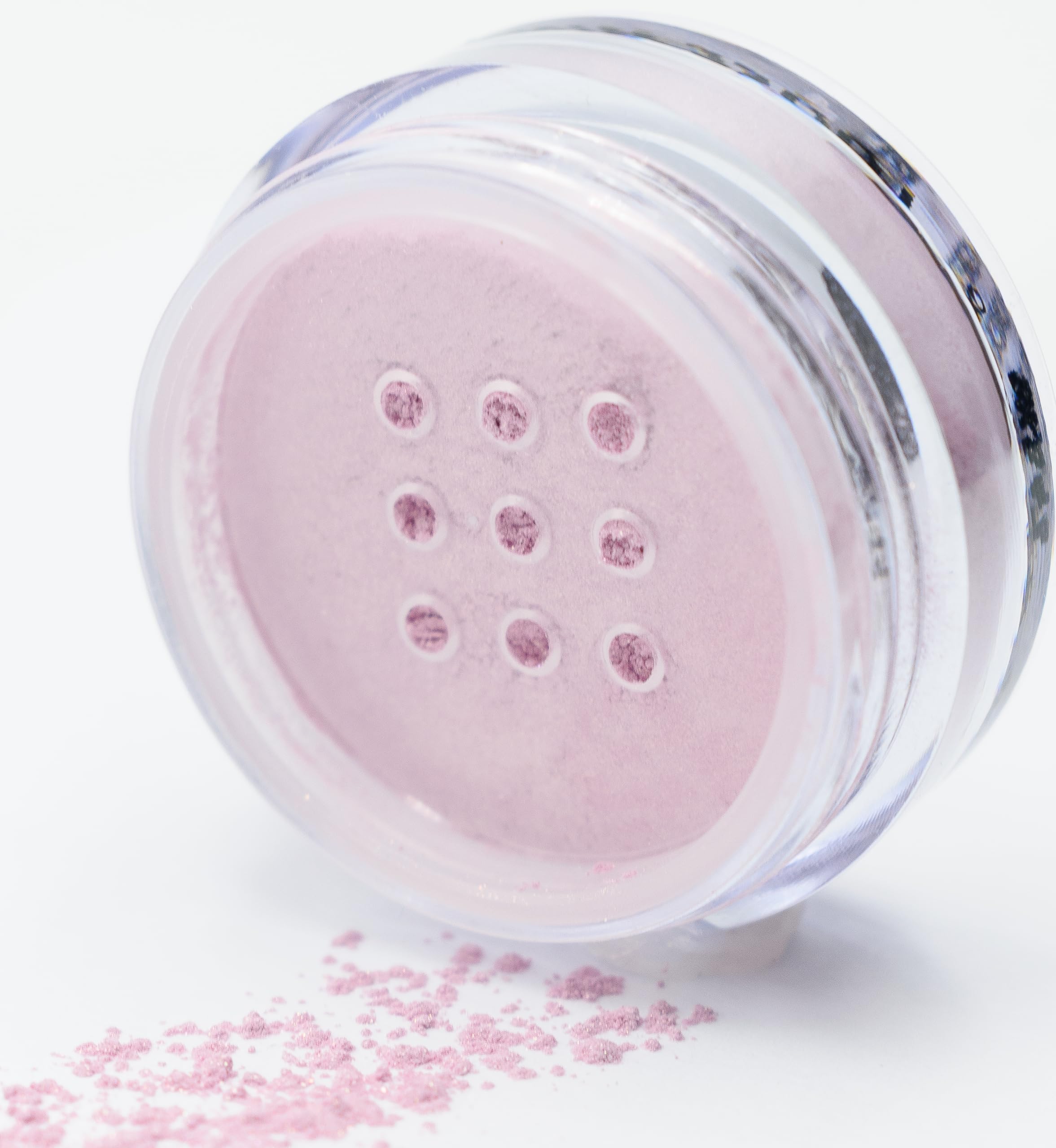 Pure Ziva Glistening Carnation Light Bright Pale Pink Mineral Single Loose Powder Eyeshadow; Talc & Paraben Free, No Animal Test