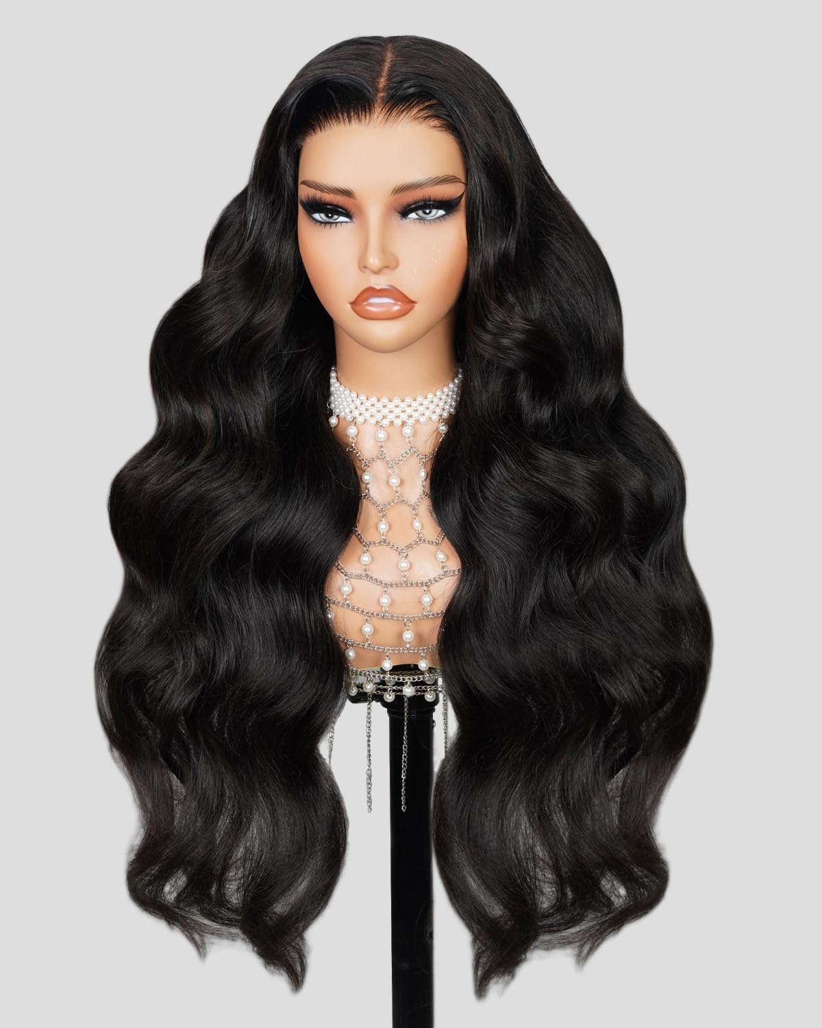 MEGALOOK Glueless Wig Body Wave Human Hair Wig 6x5 HD Lace Closure Wigs Human Hair 12A real Ready to Go Glueless Wigs Human Hair