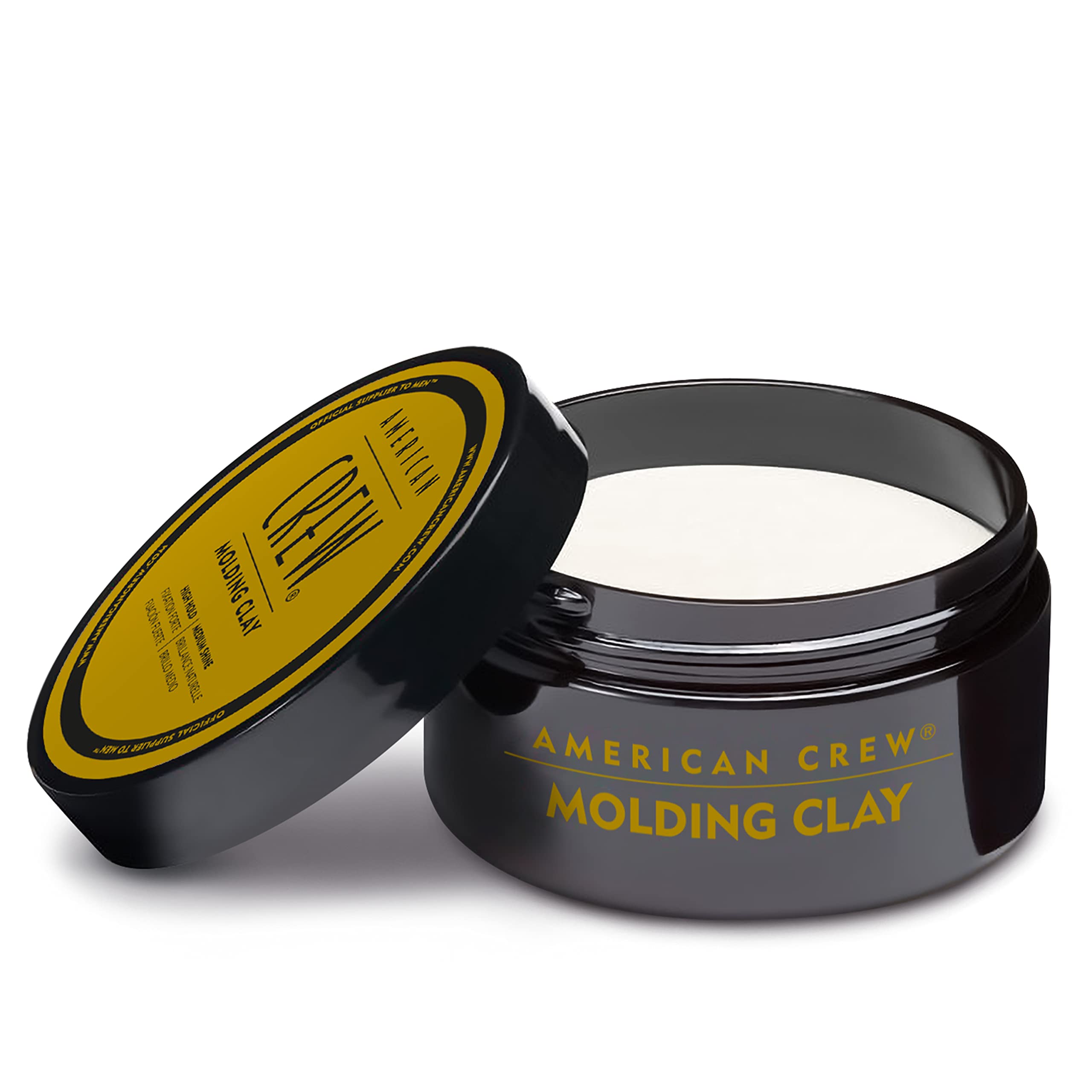 American Crew Men's Hair Molding Clay, Like Hair Gel with Strong Hold & Medium Shine, 3 Oz (Pack of 1)