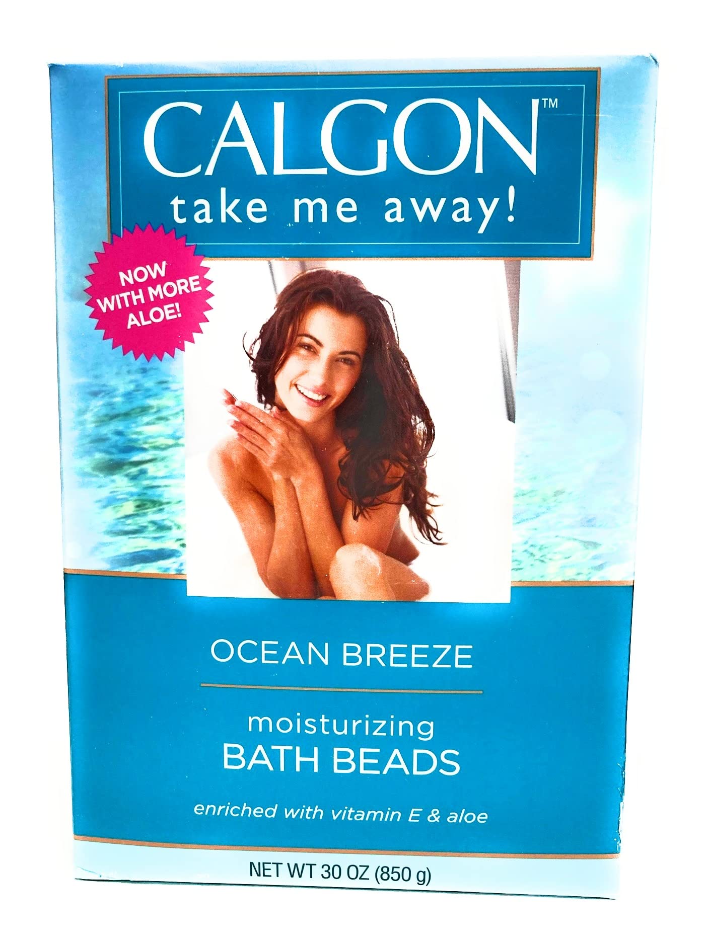 Calgon Ultra Moisturizing Bath Beads 30 Oz (Ocean Breeze, Pack Of 3)